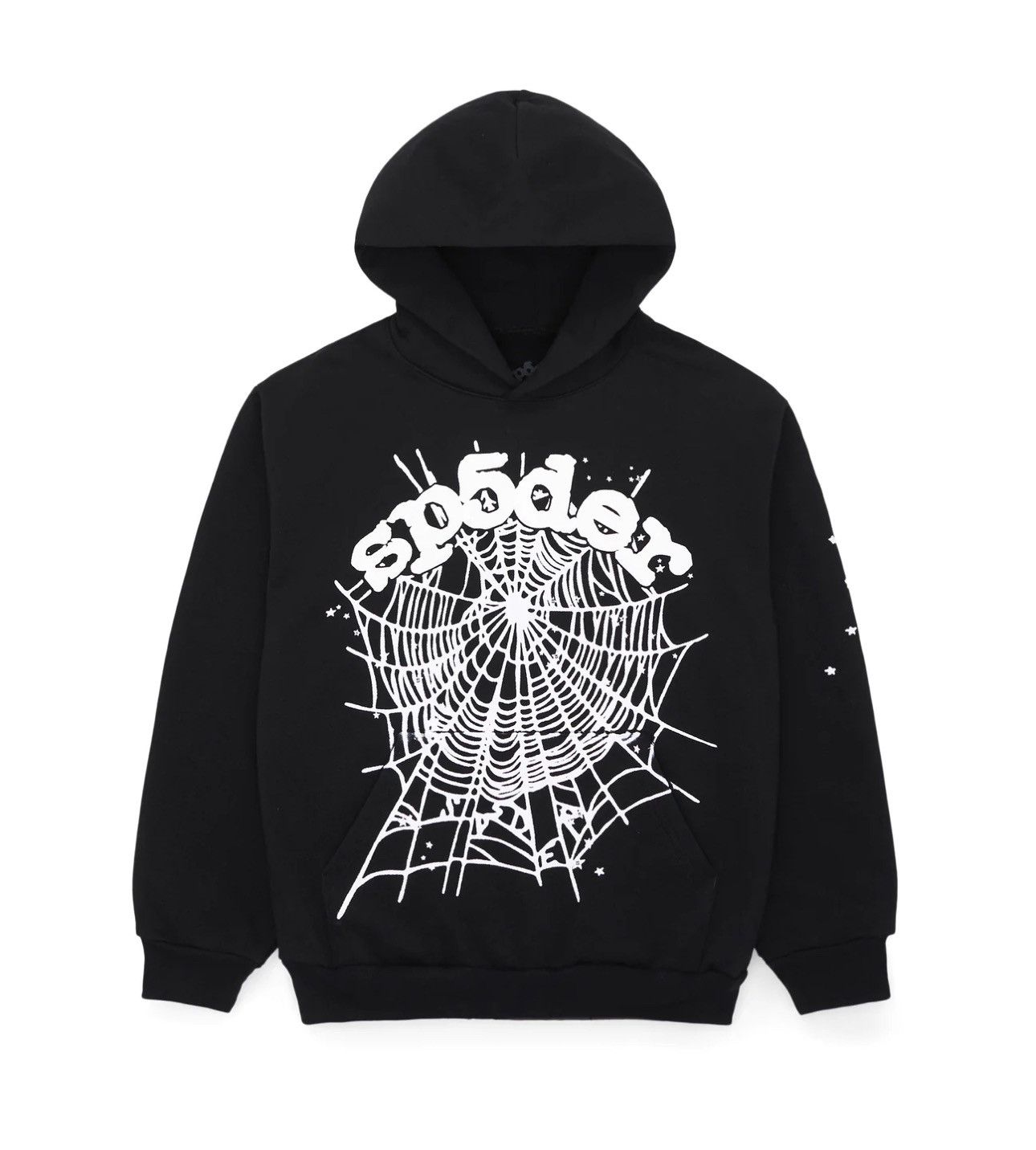 image of Spider Worldwide Sp5Der Black OG Web Hoodie - Size S, Men's