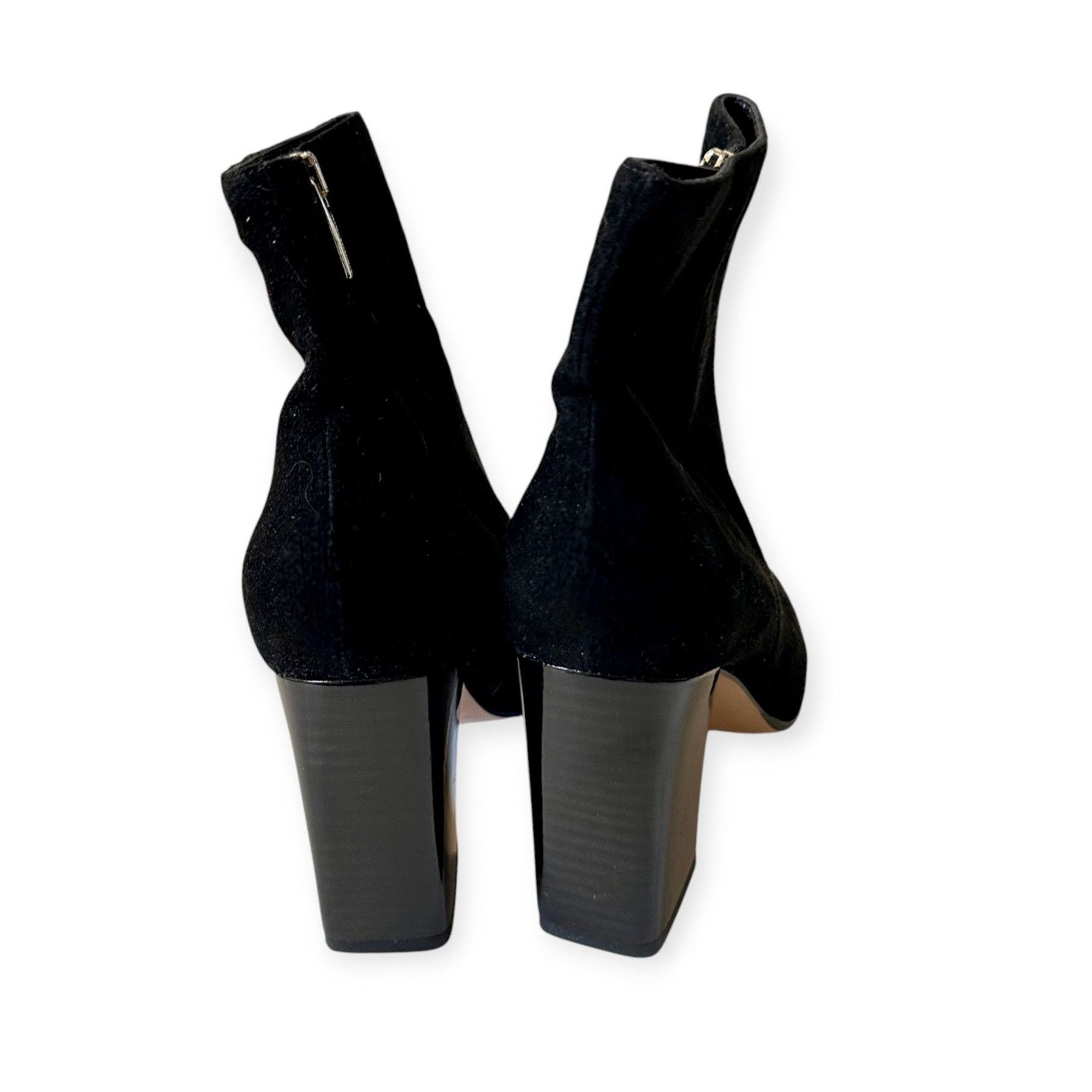 Gianvito Rossi Gianvito Rossi Black Suede Ankle Booties Block Heel EU 38.5 Size US 9 / IT 39 - 5 Thumbnail