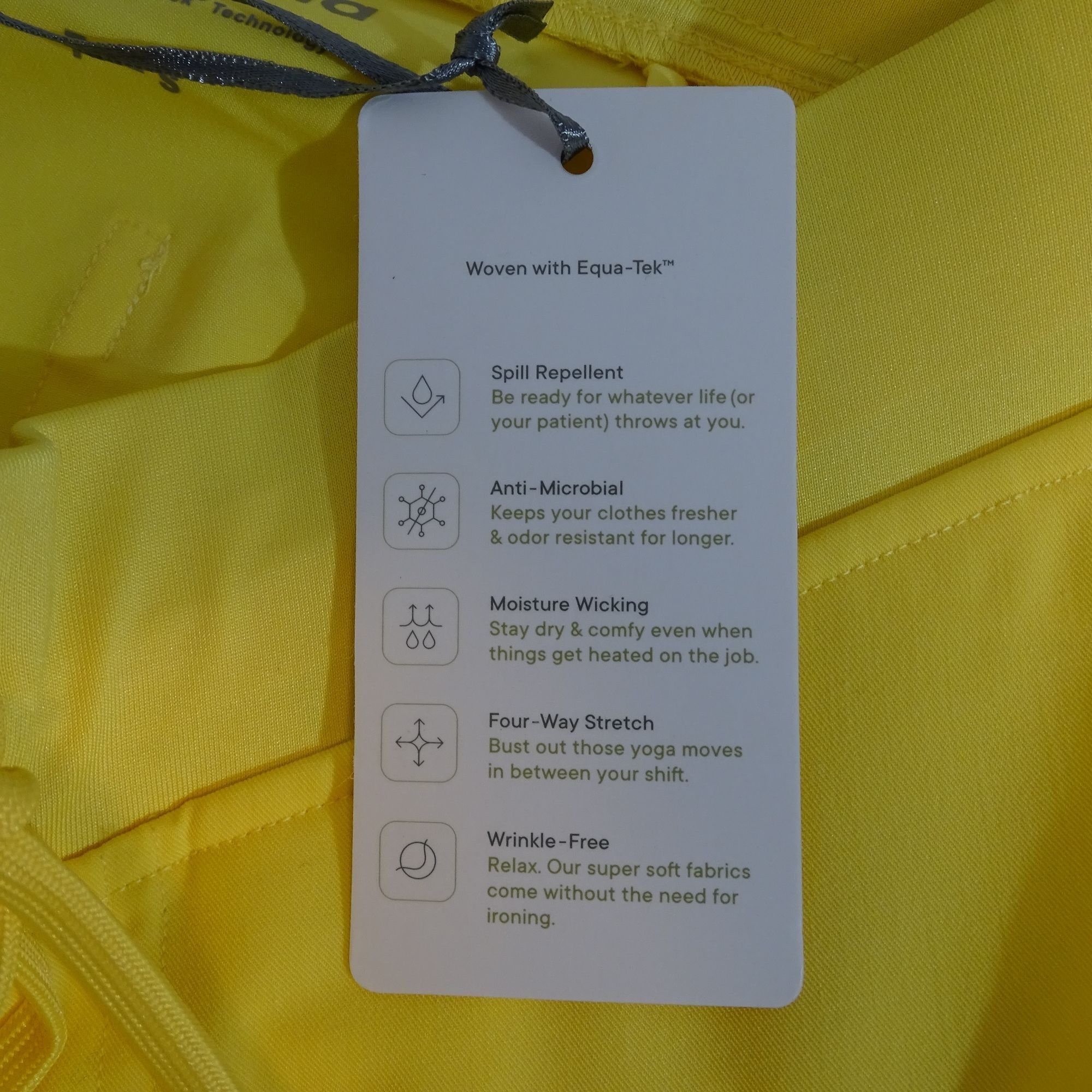 Other Mandala Cargo Yellow Scrub Pants Women Size S TALL Stretch Size 30" / US 8 / IT 44 - 10 Thumbnail