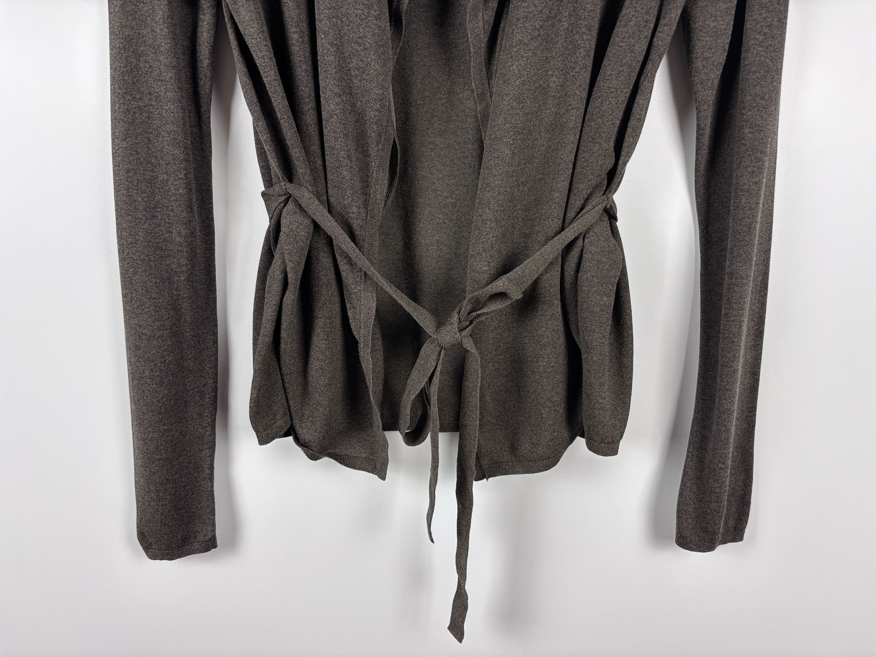 Hugo Boss Womens Hugo Boss Belted Open Cardigan Viscose Cotton Size S Size S / US 4 / IT 40 - 3 Thumbnail