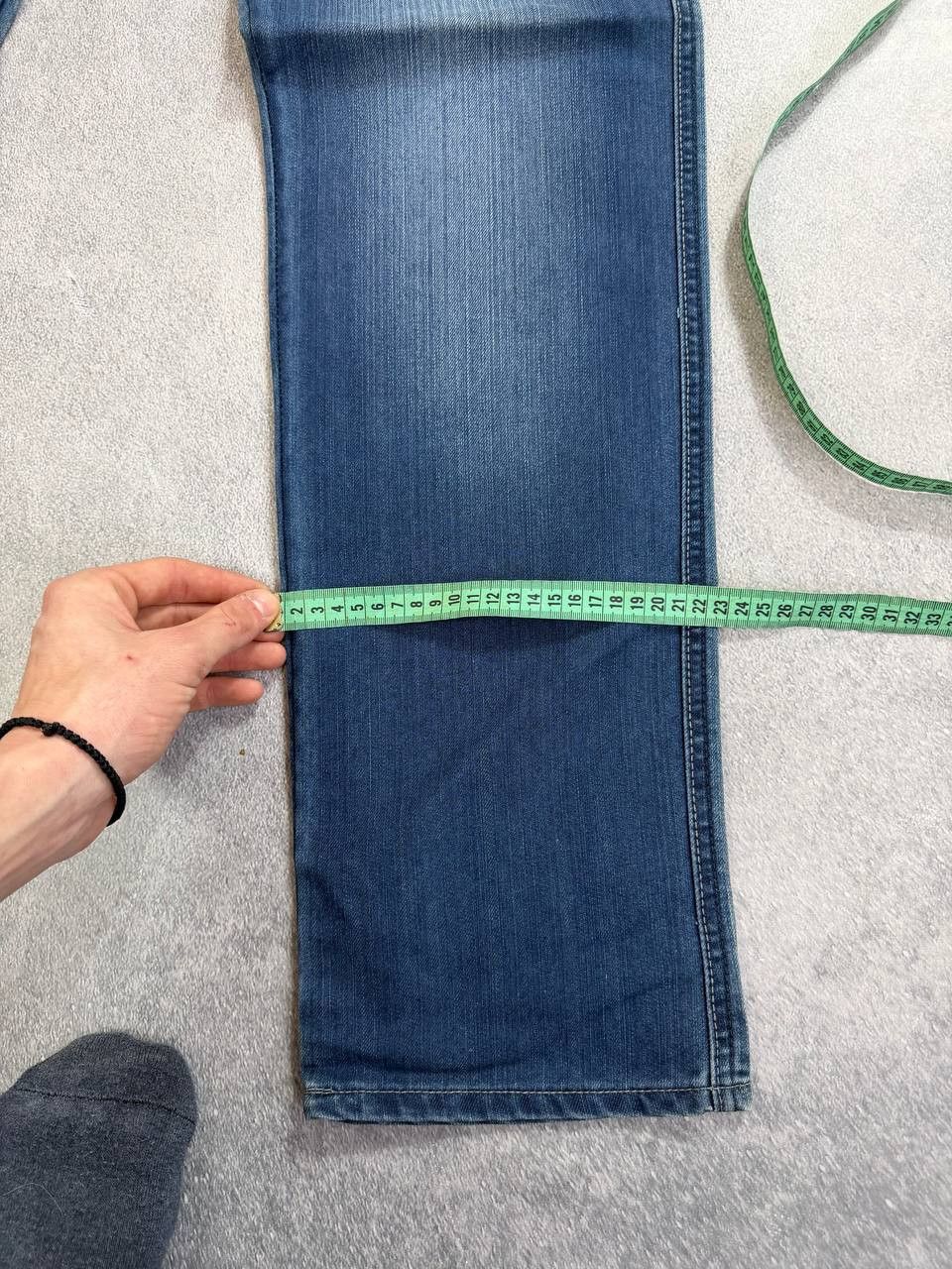 Hedi Slimane 00s Hedi Slimane Dior Style Archive Baggy Y2K Denim jeans Size US 31 - 14 Thumbnail