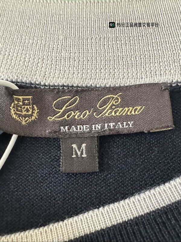 Loro Piana Loro Piana Unisex Black Long-Sleeve Knit Sweater Size US M / EU 48-50 / 2 - 1 Thumbnail