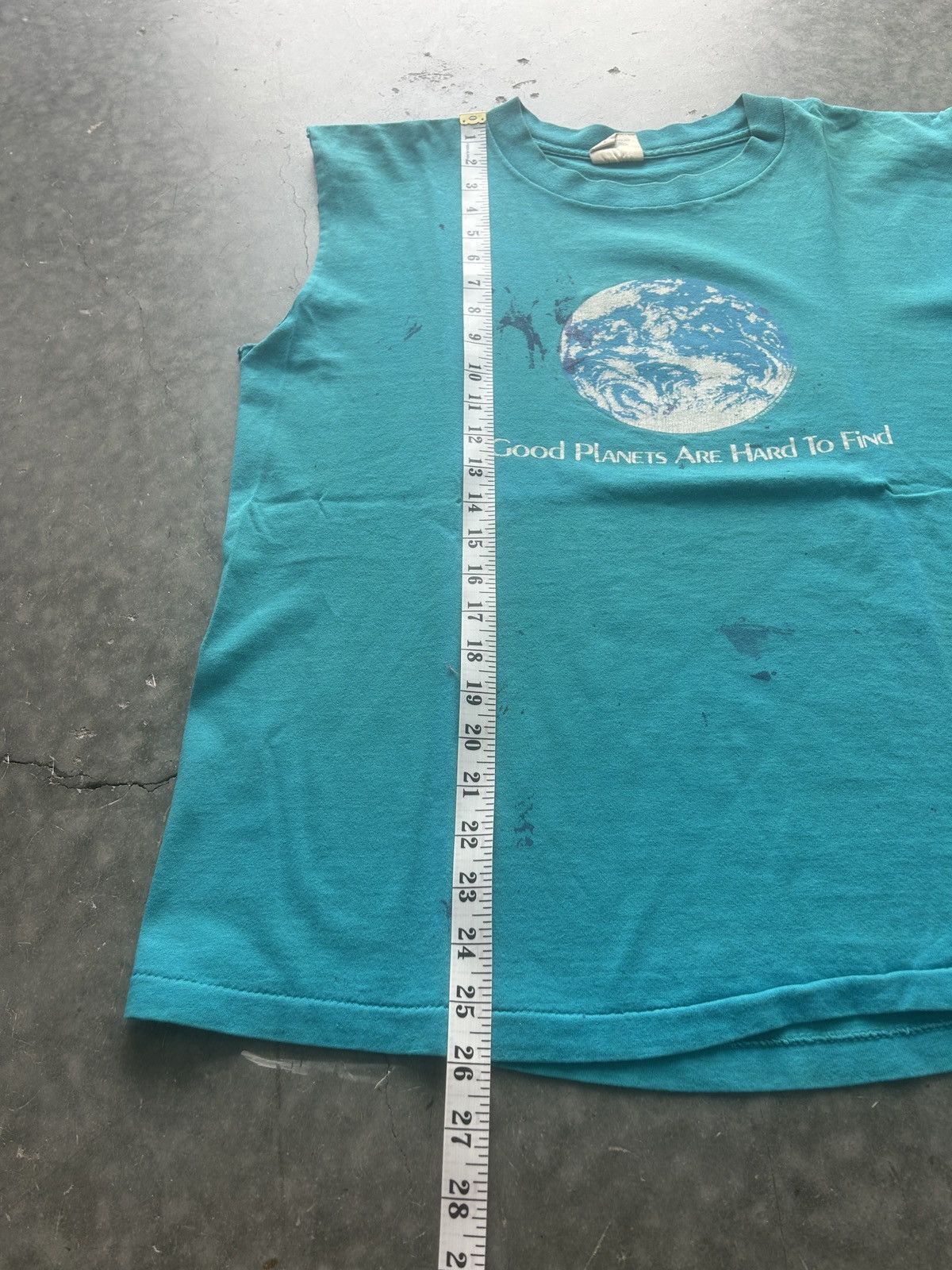 Vintage Vintage 80s Good Planets Are Hard To Find Graphic Tee Size US M / EU 48-50 / 2 - 10 Thumbnail