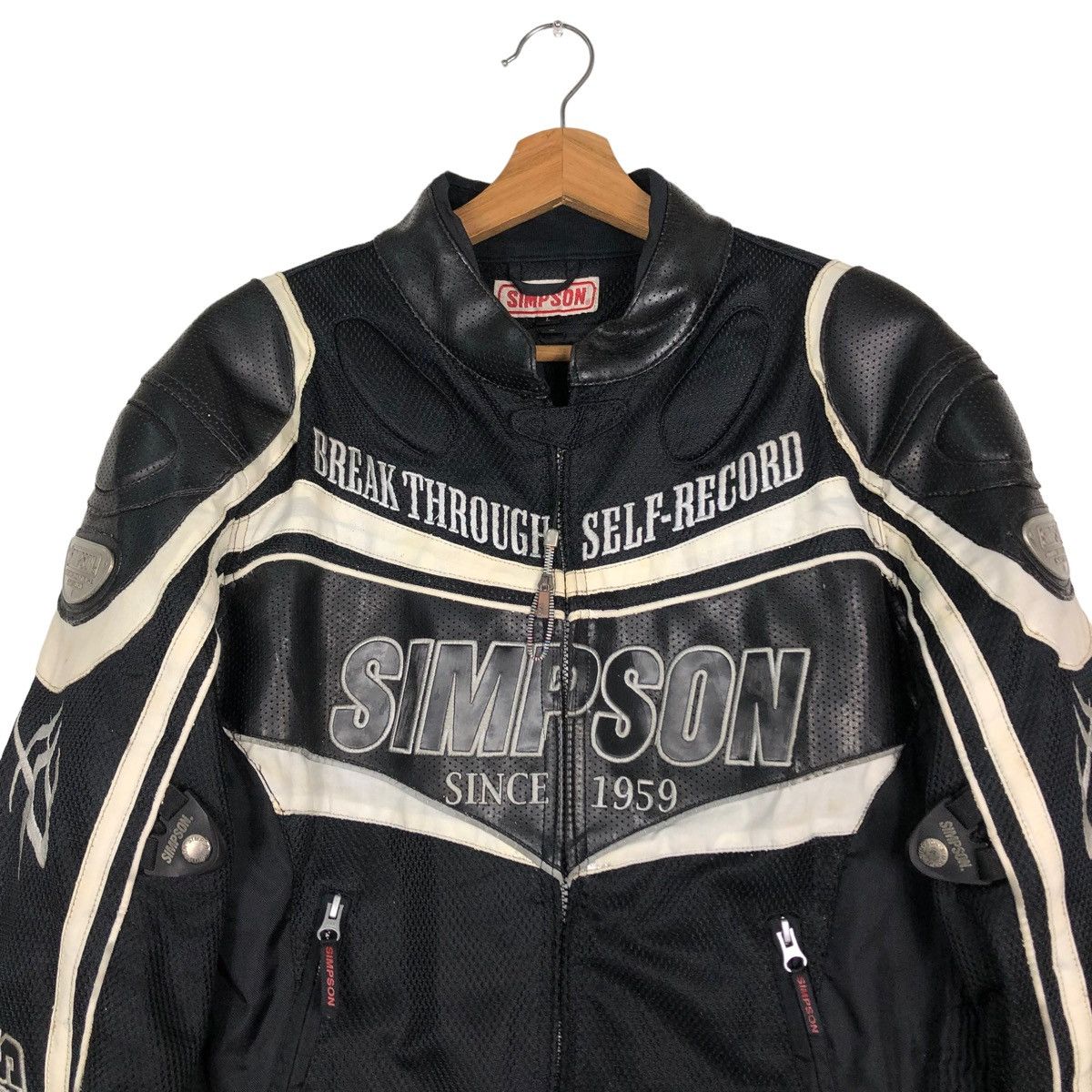 Japanese Brand 🔥VINTAGE SIMPSON RACING NORTH CAROLINA USA SINCE 1959 Size US L / EU 52-54 / 3 - 3 Thumbnail