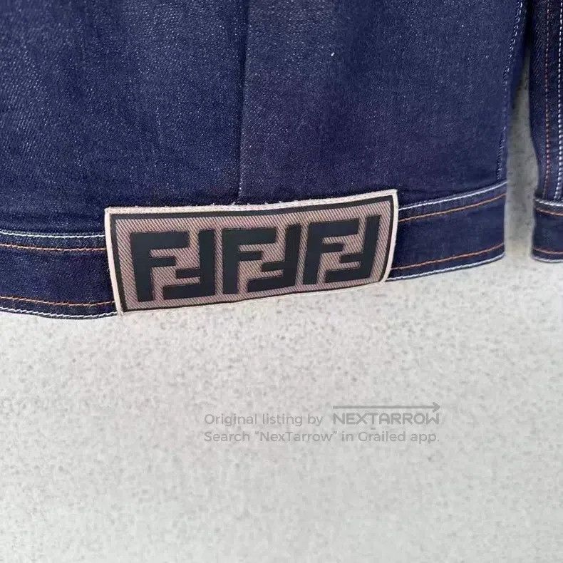 Fendi Fendi Back logo denim jacket Size 4XL / US 24-26 - 7 Thumbnail