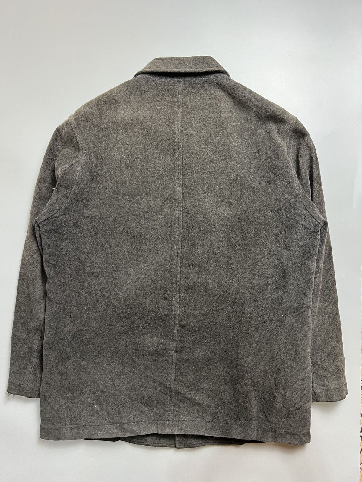 Burberry × Vintage Vintage Burberrys Suede Grey Longcoat Novacheck Size US M / EU 48-50 / 2 - 7 Thumbnail