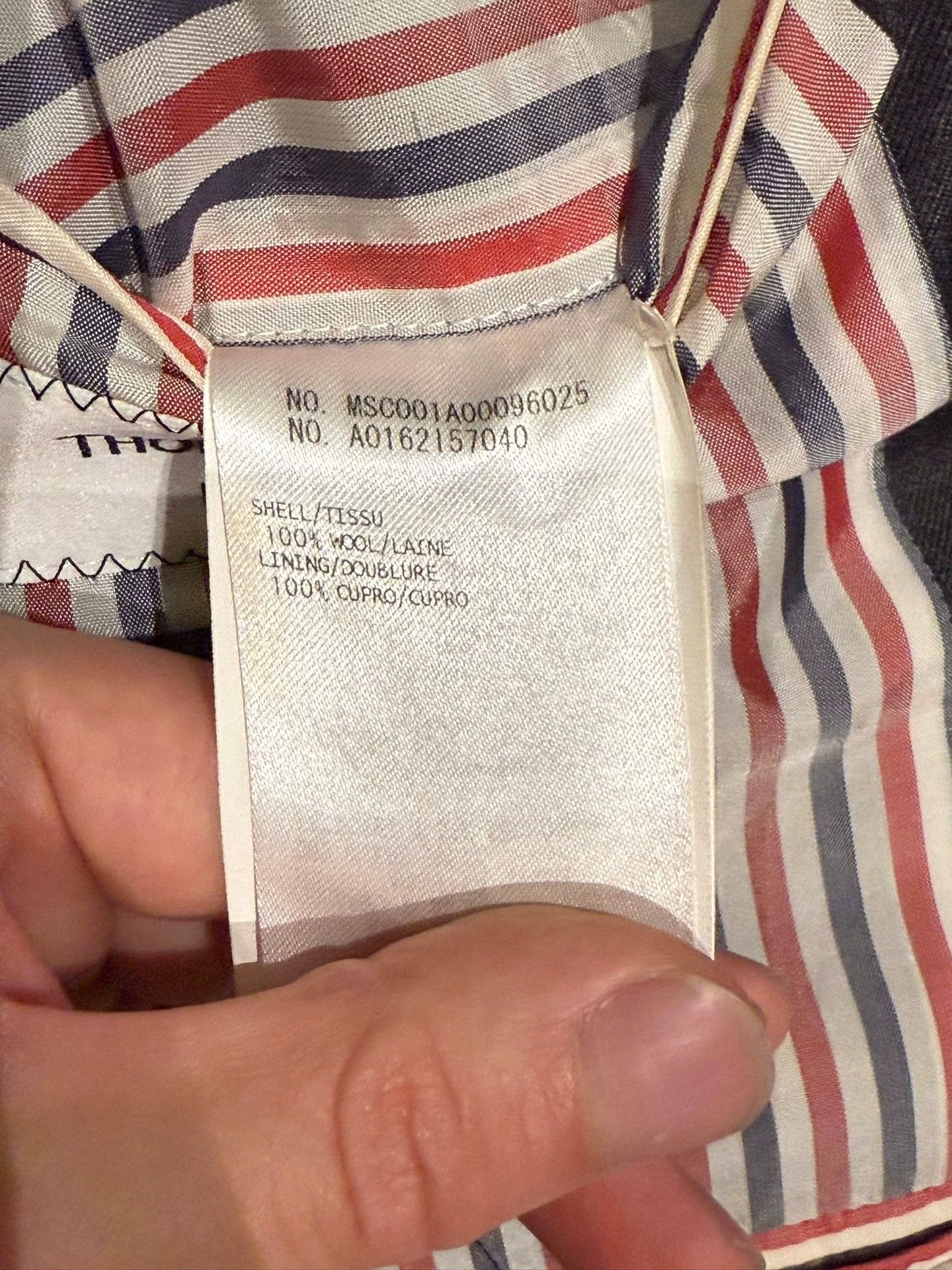 Thom Browne Thom Browne Classic Dark Gray Wool Suit Size1 Size US S / EU 44-46 / 1 - 5 Thumbnail