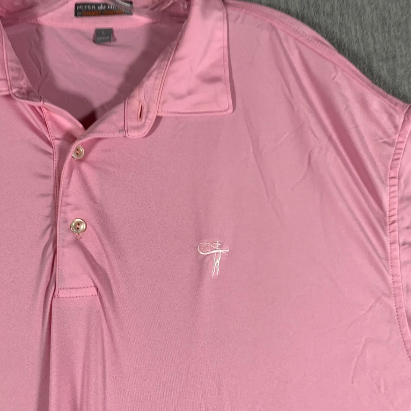 Peter Millar Peter Millar Polo Shirt Mens Large Pink Summer Comfort Golf Performance Stretch Shirt Size US L / EU 52-54 / 3 - 4 Thumbnail