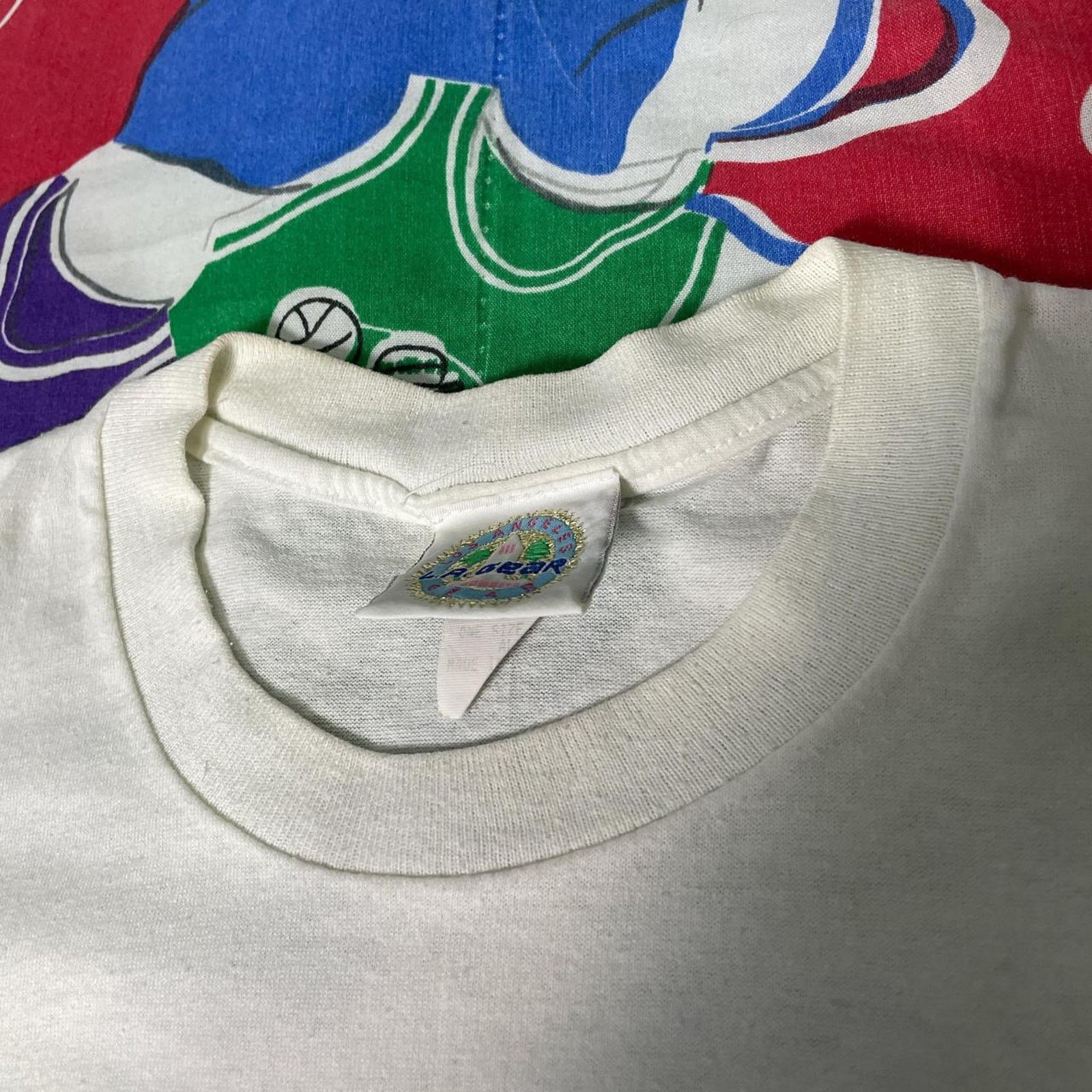 La Gear × NBA × Vintage Vintage 1990s NBA Kareem Abdul-Jabbar Los Angeles Lakers Tee Size US L / EU 52-54 / 3 - 6 Thumbnail
