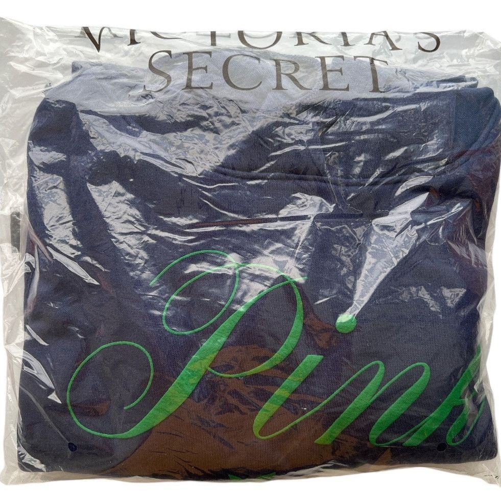 Victoria's Secret Victoria's Secret Pink Navy Fleece Cropped Hoodie, XS Size XS / US 0-2 / IT 36-38 - 10 Thumbnail
