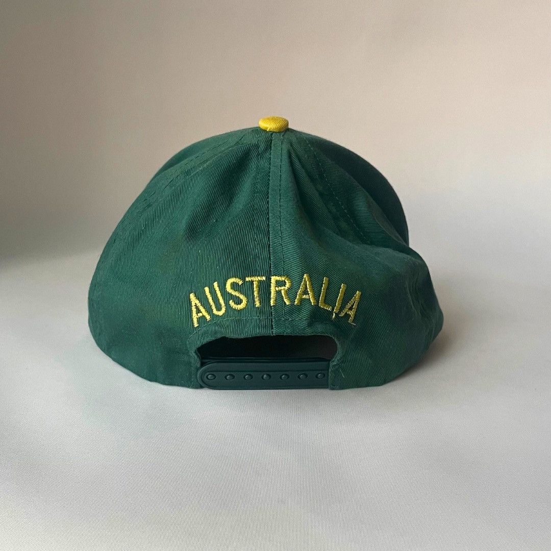 Vintage Vintage Australia cap green/yellow Size ONE SIZE - 4 Thumbnail
