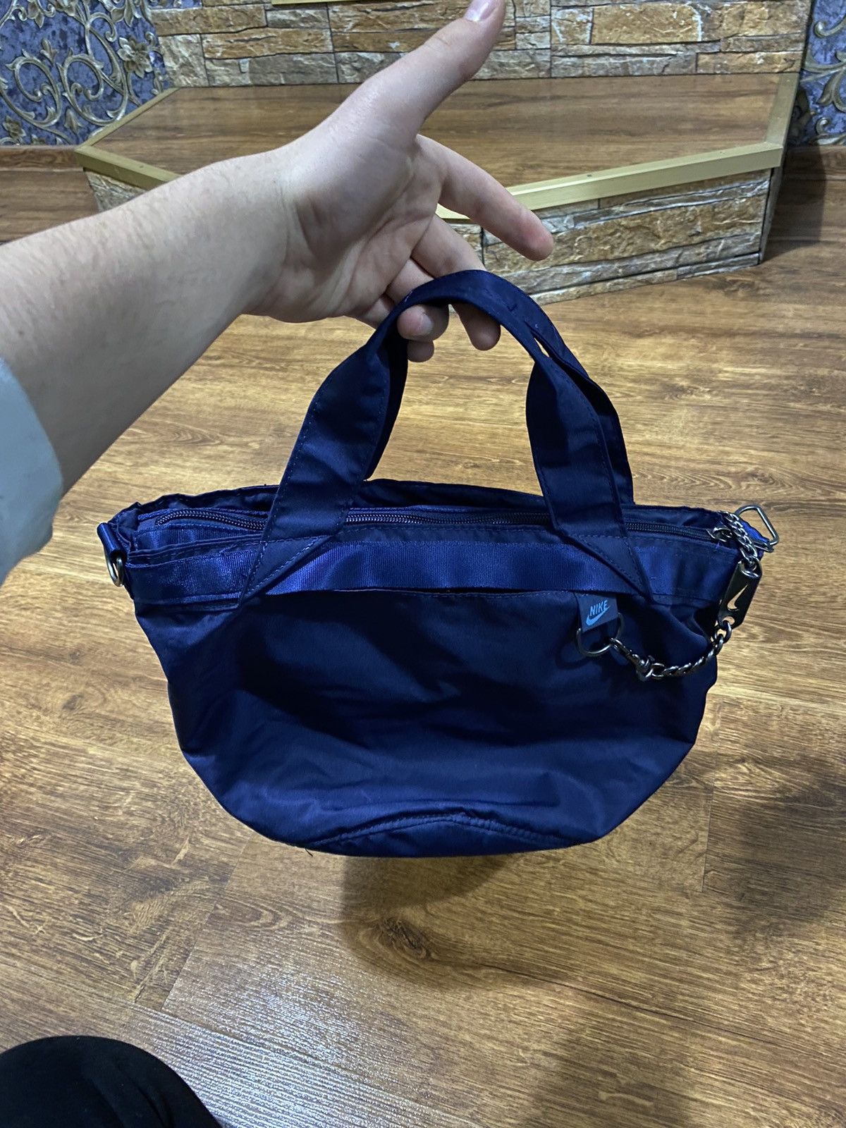 Nike Streetwear Blue Nike Luxury Swoosh Bag Y2K Sportswear rare Size ONE SIZE - 5 Thumbnail