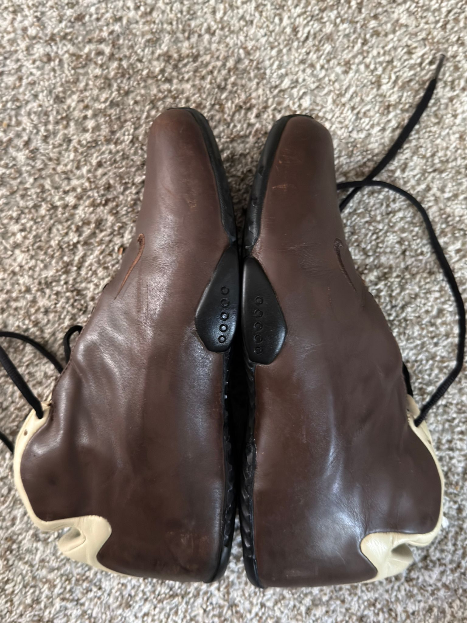 Nike Vintage Nike Air Hyper Flight Leather Brown Basketball Shoes Size US 10.5 / EU 43-44 - 3 Thumbnail