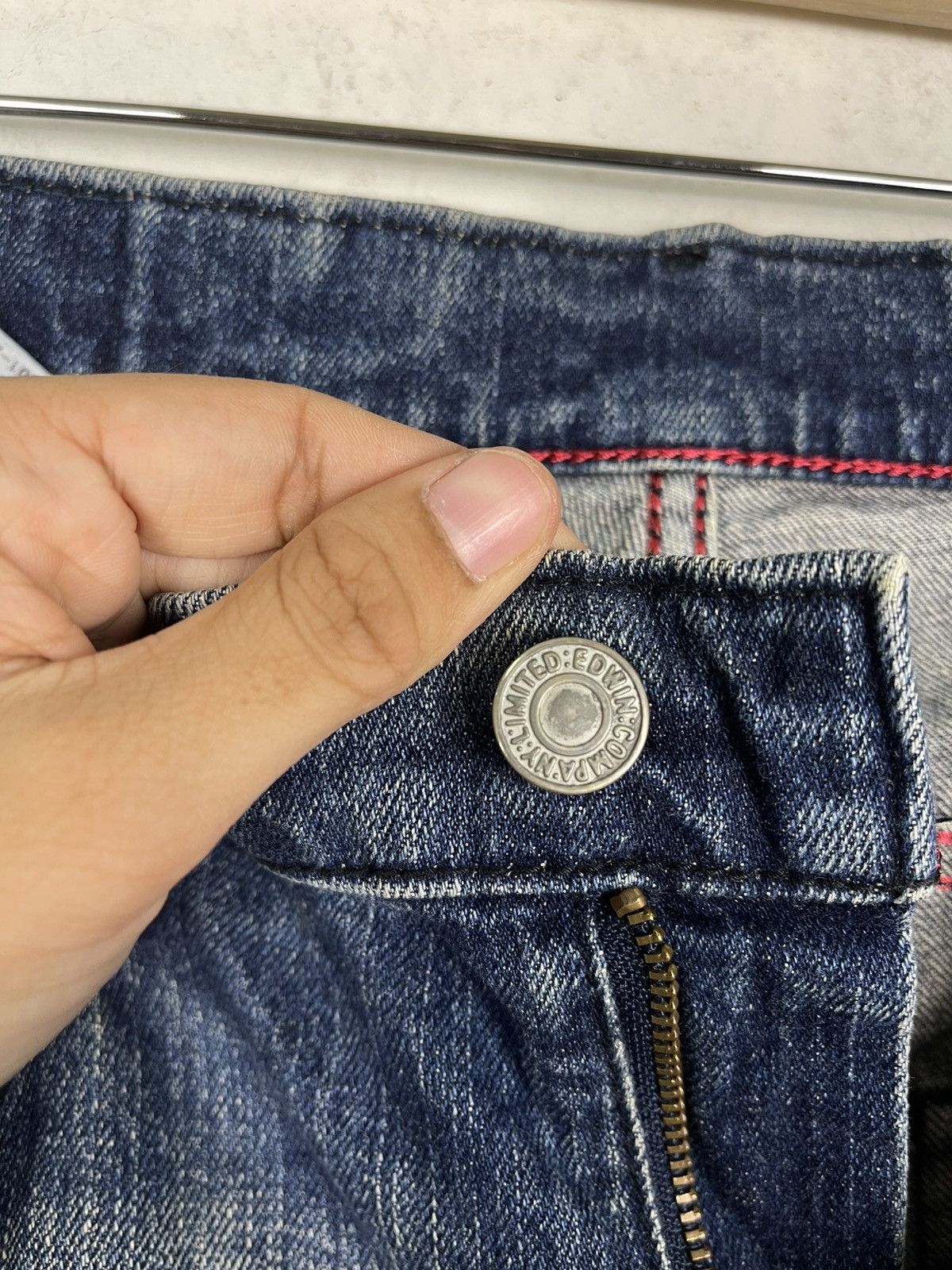 Edwin EDWIN EXCLUSIVE VINTAGE DISTRESSED JEANS Size US 30 / EU 46 - 10 Thumbnail