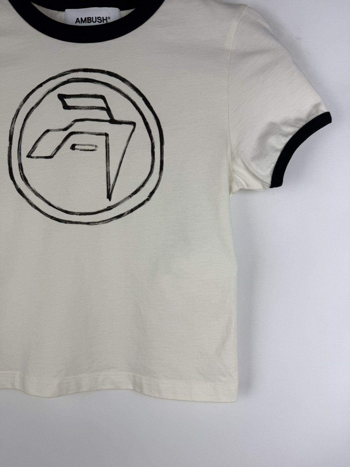Ambush Design Ambush Hand Drawn Emblem Baby Tee Short Sleeve T Shirt Size XS / US 0-2 / IT 36-38 - 6 Thumbnail