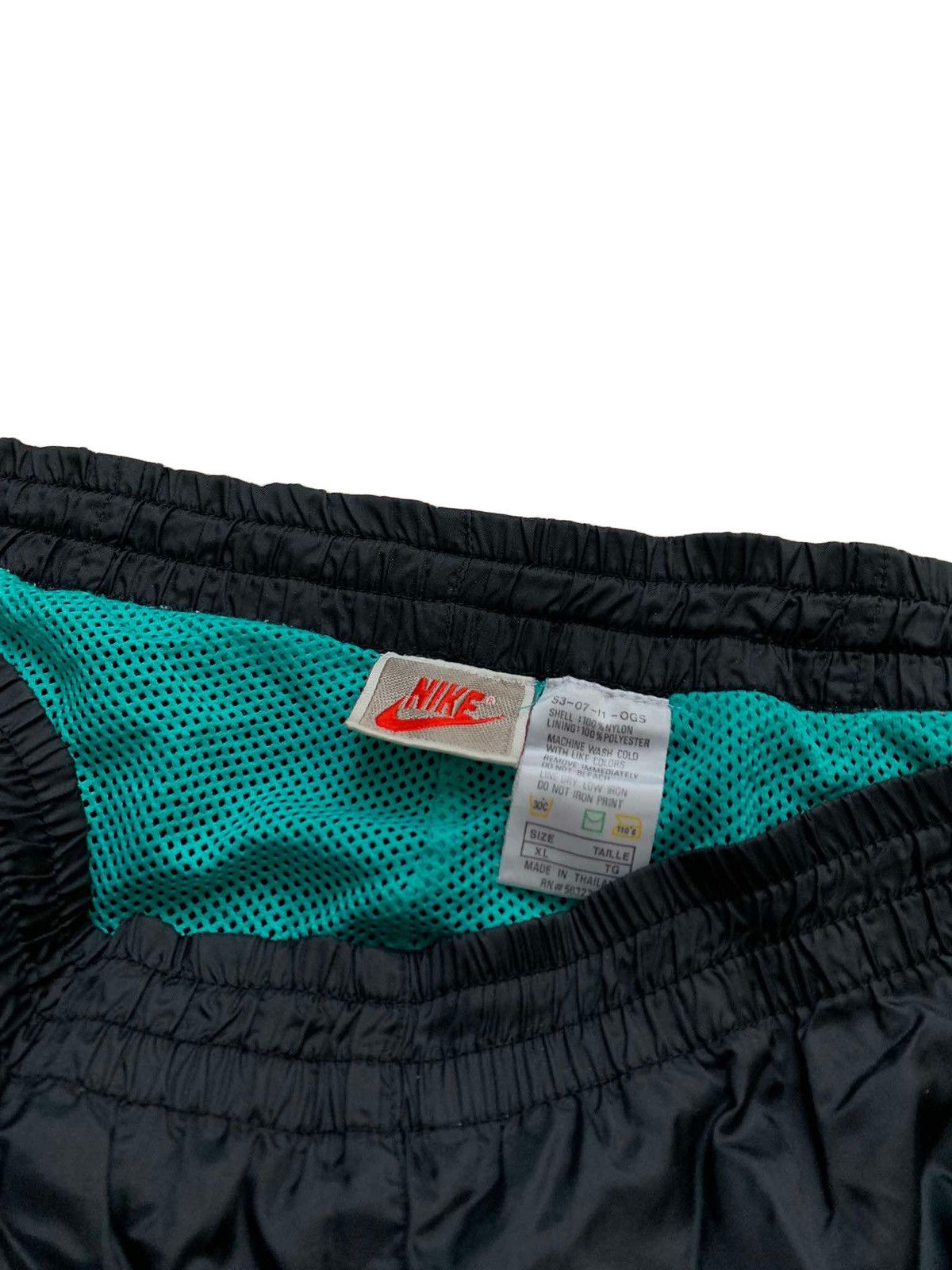 Nike × Vintage Vintage Nike Grey Tag Cuffed Sweatpants Joggers Black Blue Size US 38 / EU 54 - 3 Thumbnail