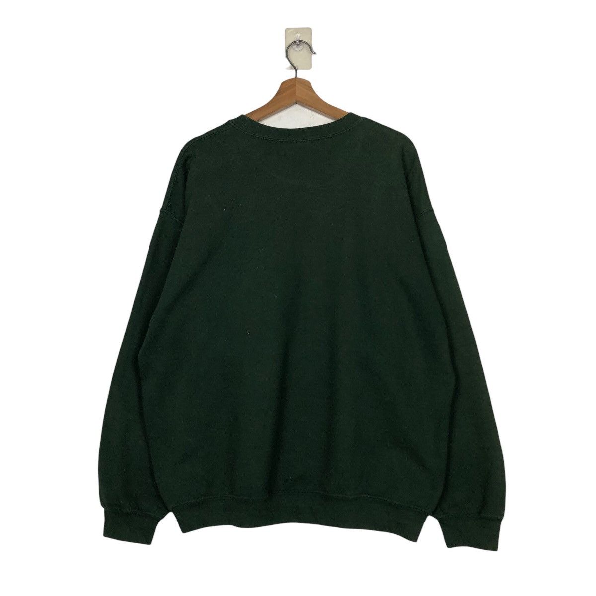 Japanese Brand × Vintage 📌Rich Green Vintage Sweatshirt Farmingdale Wrestling Size US L / EU 52-54 / 3 - 9 Thumbnail
