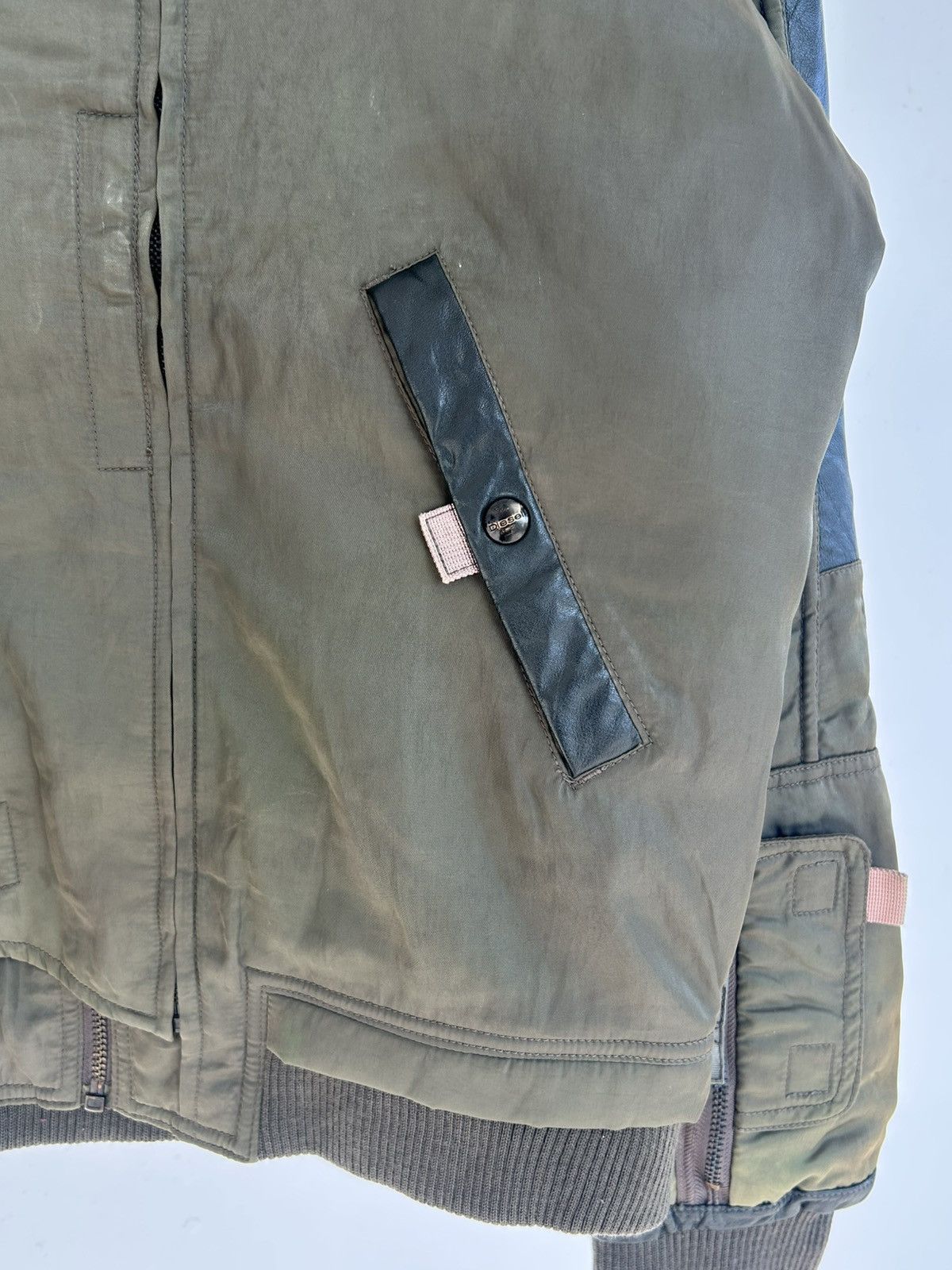 Diesel Diesel Vintage Nylon Green Army Jacket Size US L / EU 52-54 / 3 - 5 Thumbnail
