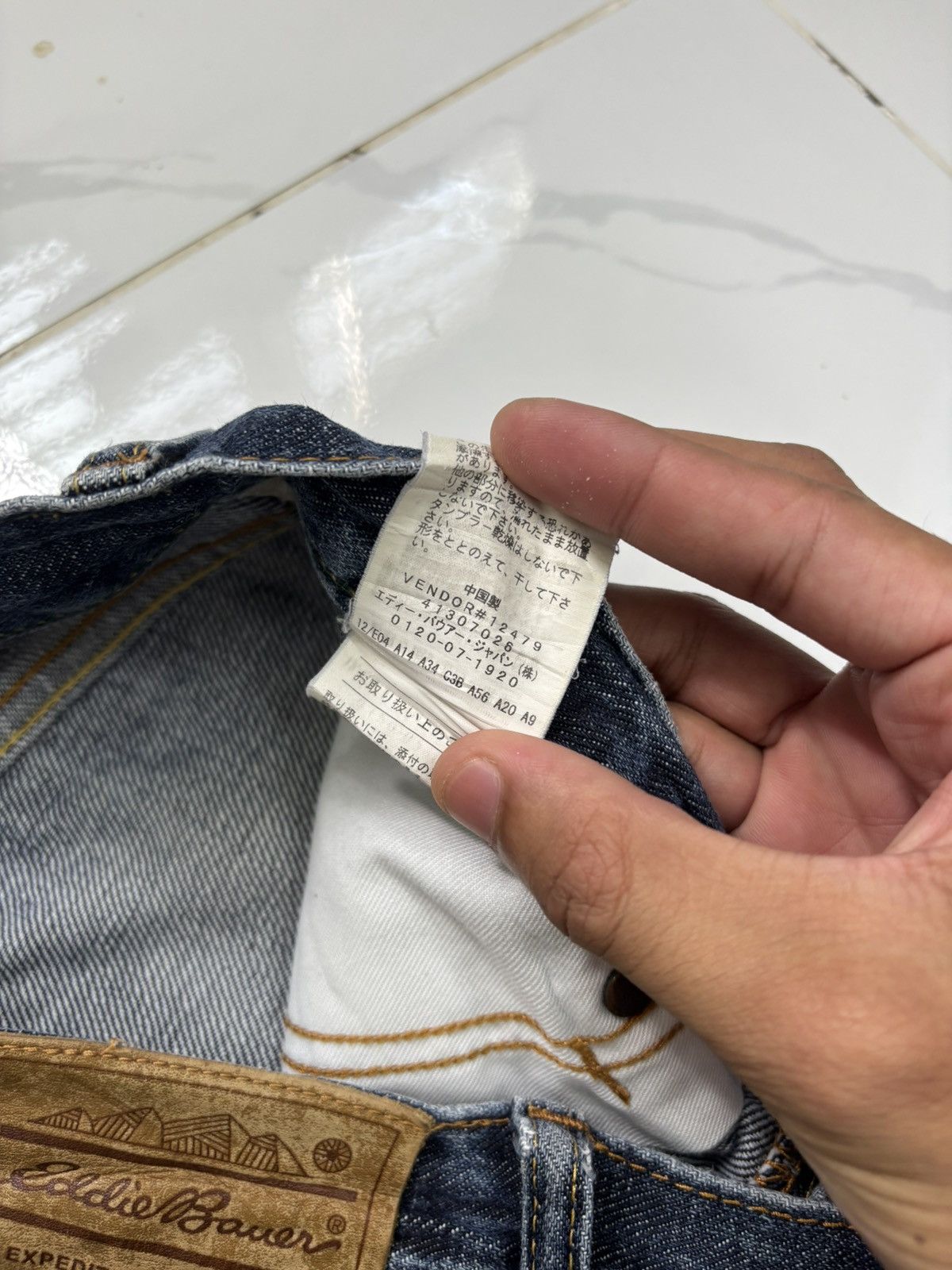 Eddie Bauer × Japanese Brand × Kapital Vintage EDDIE BAUER Selvedge Jeans Distressed Denim Size US 30 / EU 46 - 12 Thumbnail
