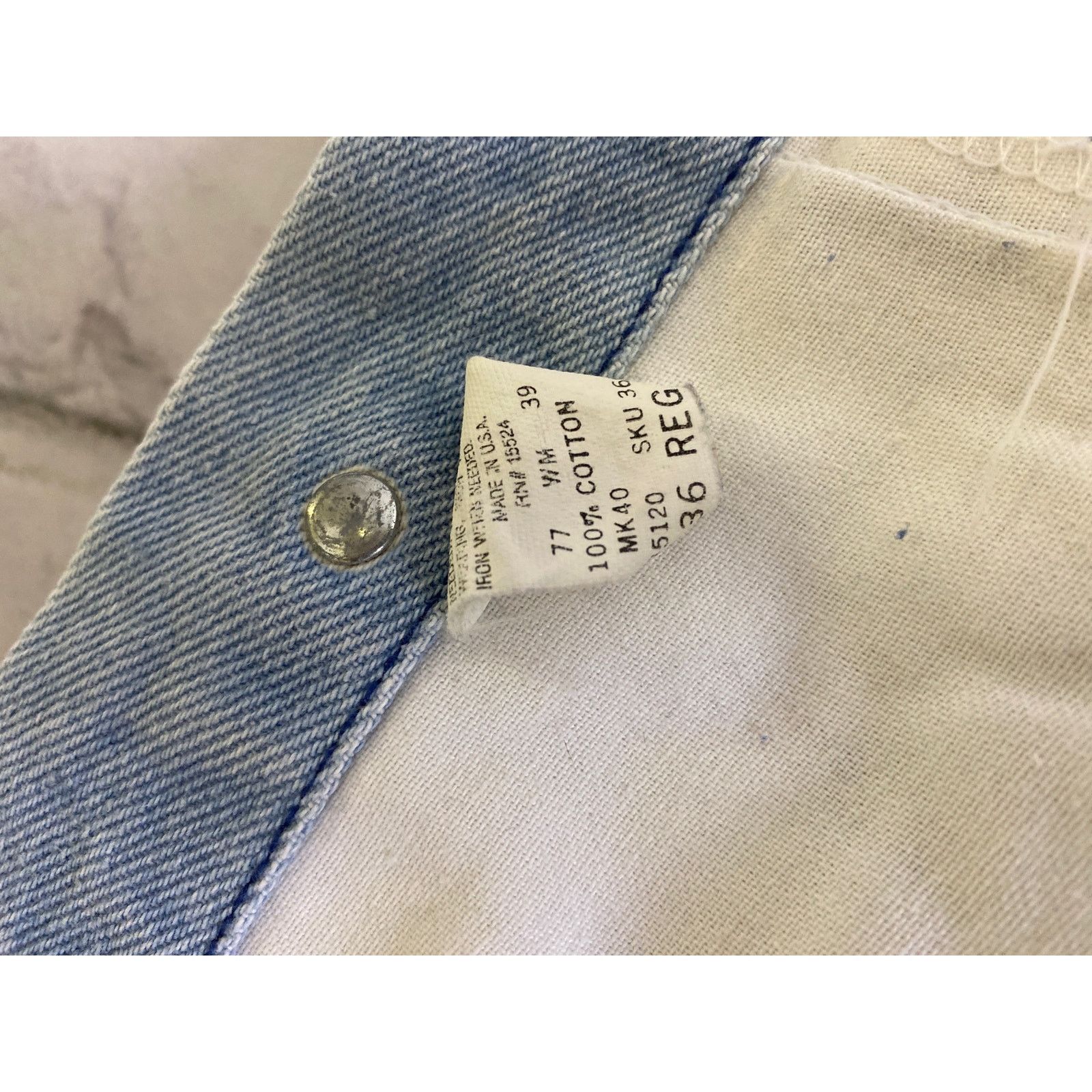 Levi's Vintage USA Roebucks Denim Tucker Jacket 36 Women XS Size XS / US 0-2 / IT 36-38 - 11 Thumbnail