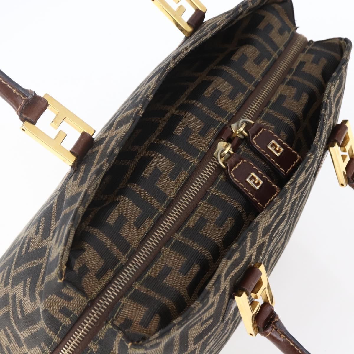 Fendi FENDI Zucca Canvas Mamma Baguette Hand Bag Black Brown Size ONE SIZE - 6 Thumbnail
