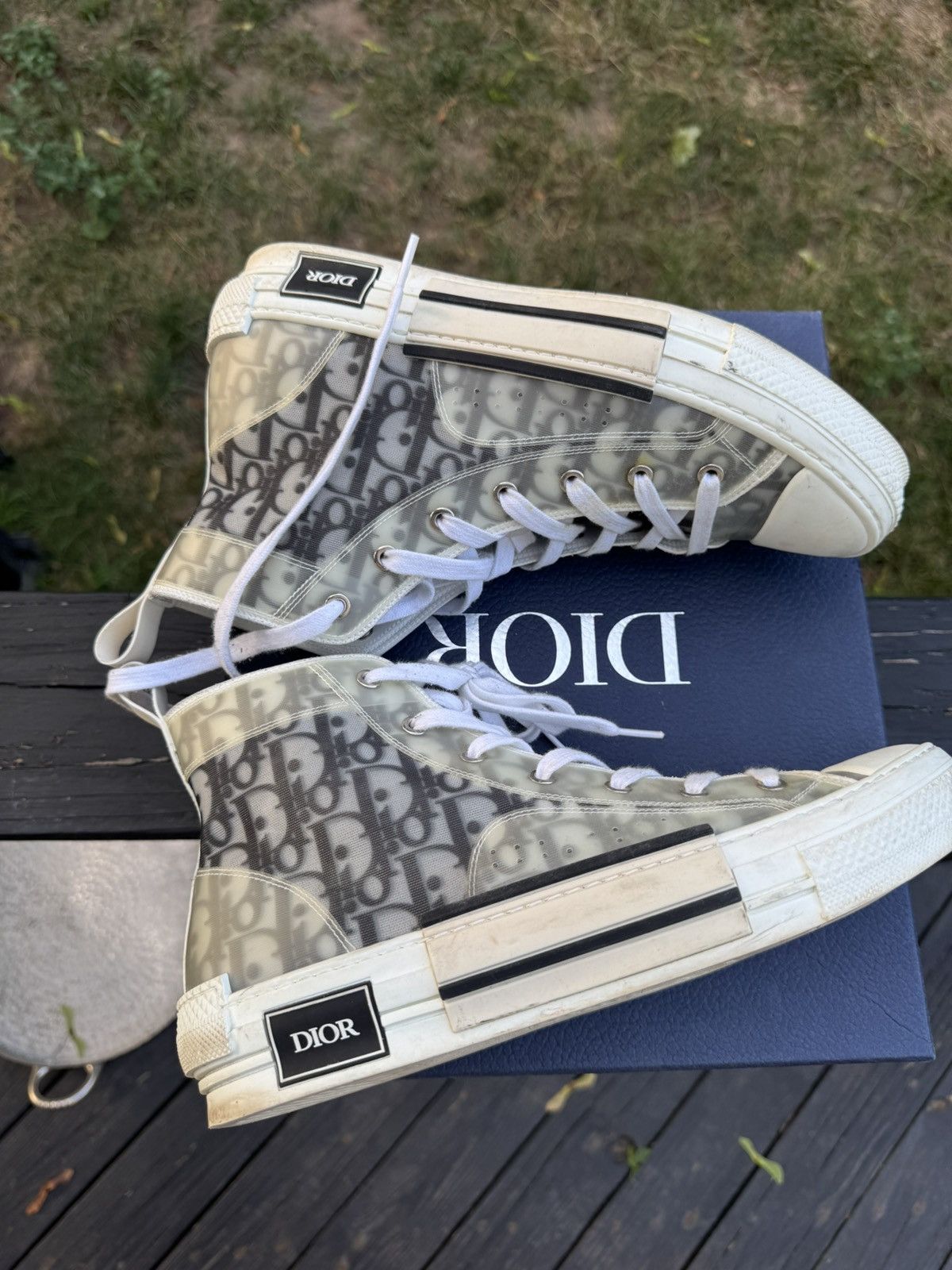 Dior Dior Hightop sneakers Size US 11 / EU 44 - 2 Thumbnail
