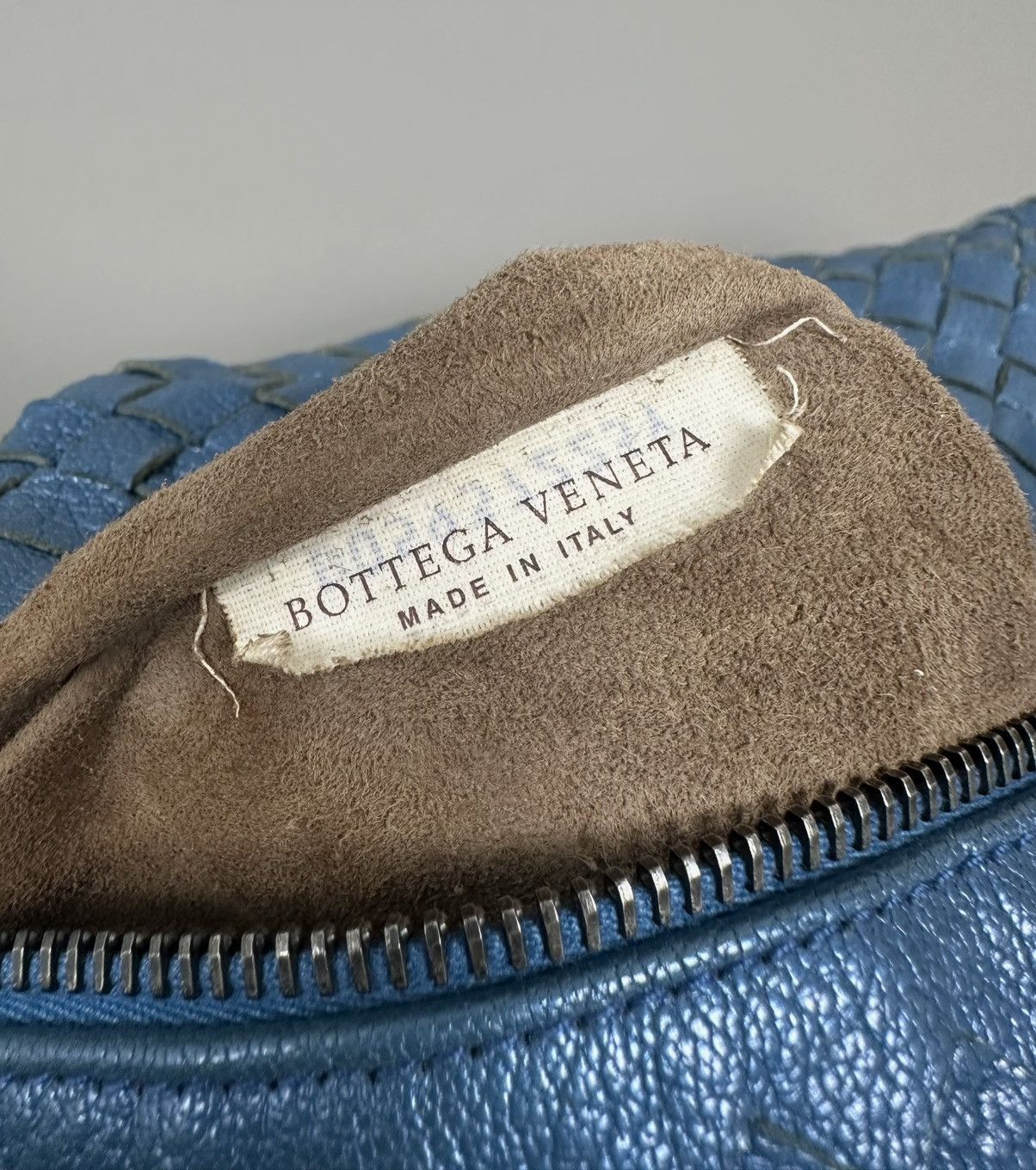 Bottega Veneta Bottega Veneta - Zip Hobo Intrecciato Nappa - Metallic Blue Size ONE SIZE - 18 Thumbnail
