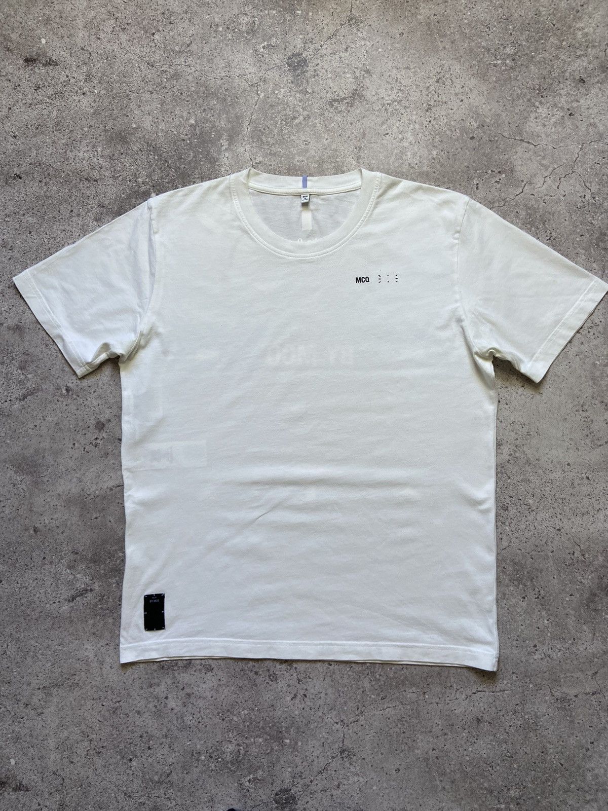 Alexander McQueen × MCQ MCQ by Alexander McQueen Margiela Logo Tee T-shirt Size US L / EU 52-54 / 3 - 2 Thumbnail