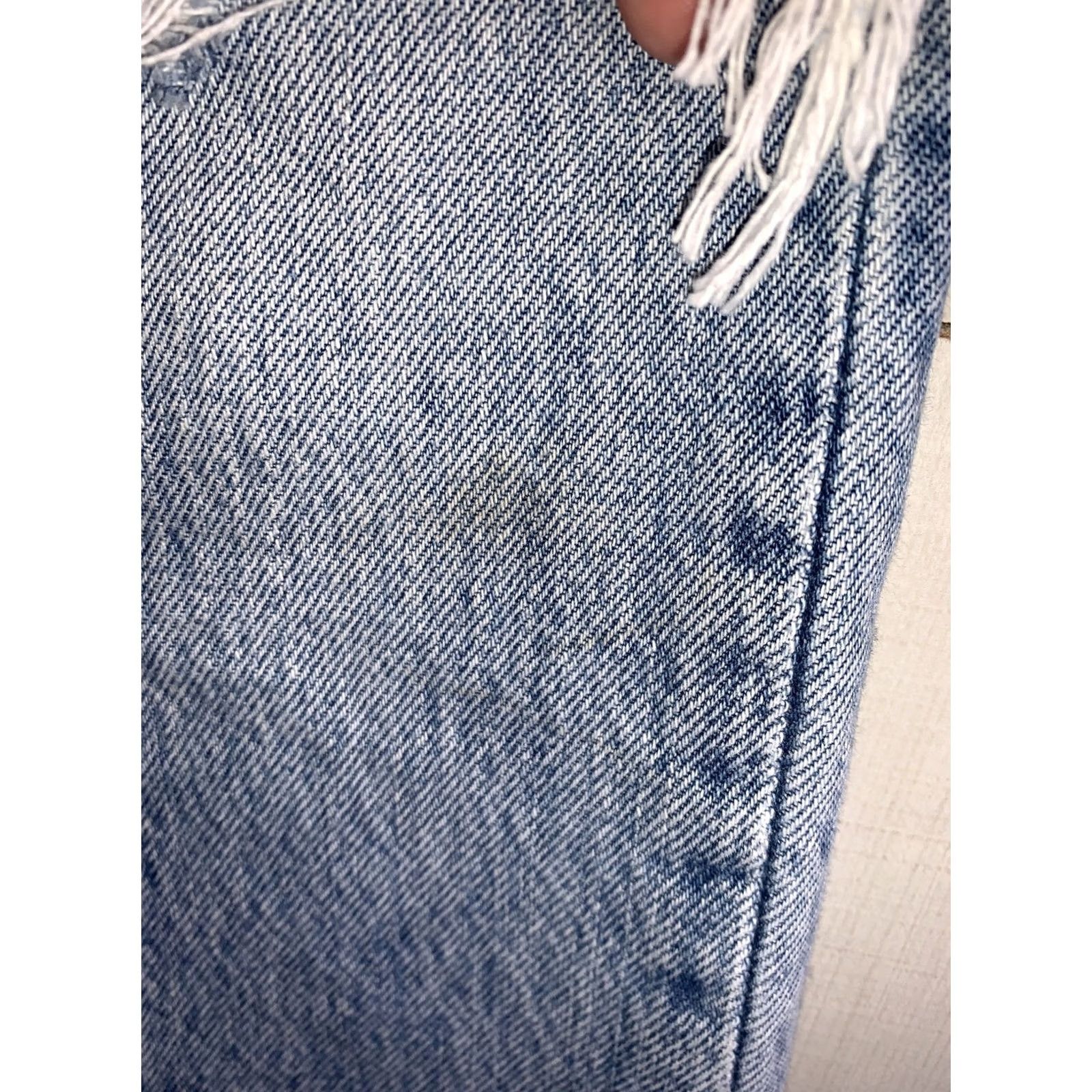 Levi's VINTAGE Levi’s 501 Womens Stone Wash Distressed Jeans 24x30-7303 Denim Jeans Blue Womens 24 in. Distressed Casual Jeans Size 42" / US 20 - 4 Thumbnail