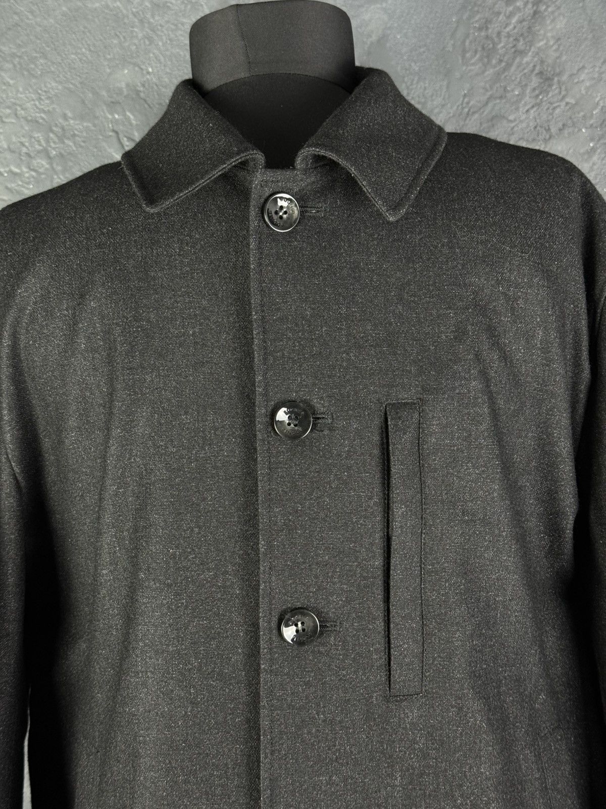 Bogner BOGNER Virgil Wool Cashmere Solid Black OverShirt Jacket Size US S / EU 44-46 / 1 - 7 Thumbnail