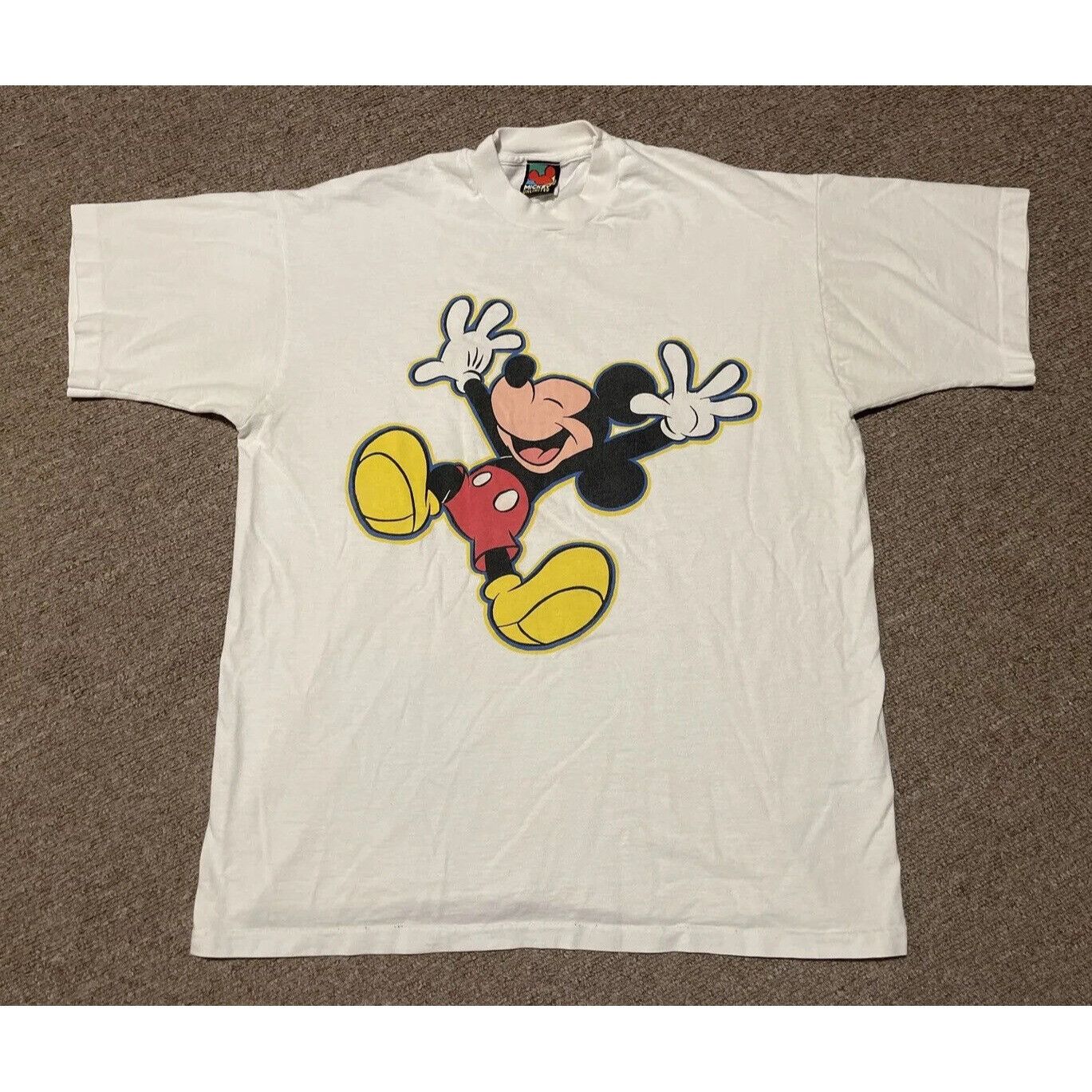 Mickey Unlimited Vintage 90s Mens Large Walt Disney World Mickey Unlimited Si Size US L / EU 52-54 / 3 - 1 Thumbnail