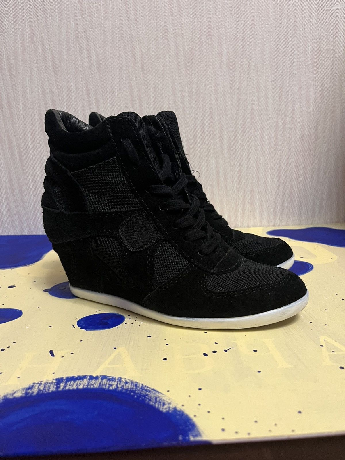 ASH Vintage ash suede high isabel marant style wedge shoes Size US 6 / IT 36 - 3 Thumbnail