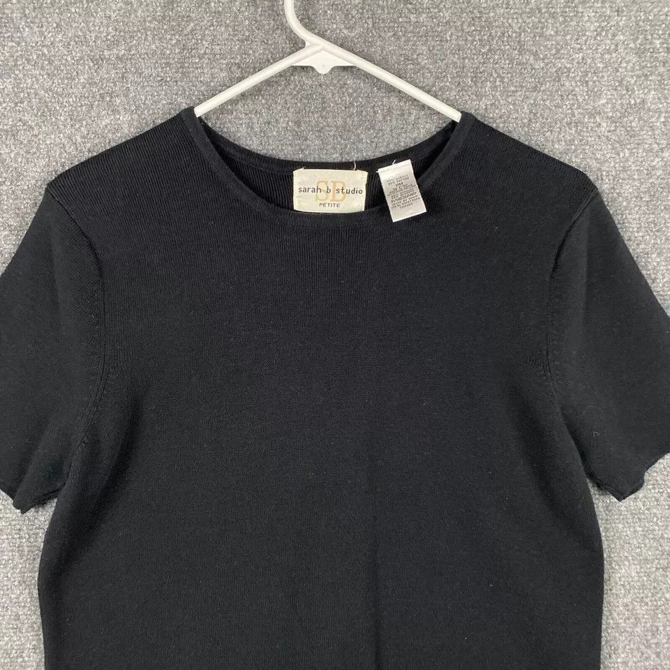 Other Sarah B Studio Sweater Petite Medium Women's Short Sleeve PM Size M / US 6-8 / IT 42-44 - 2 Thumbnail