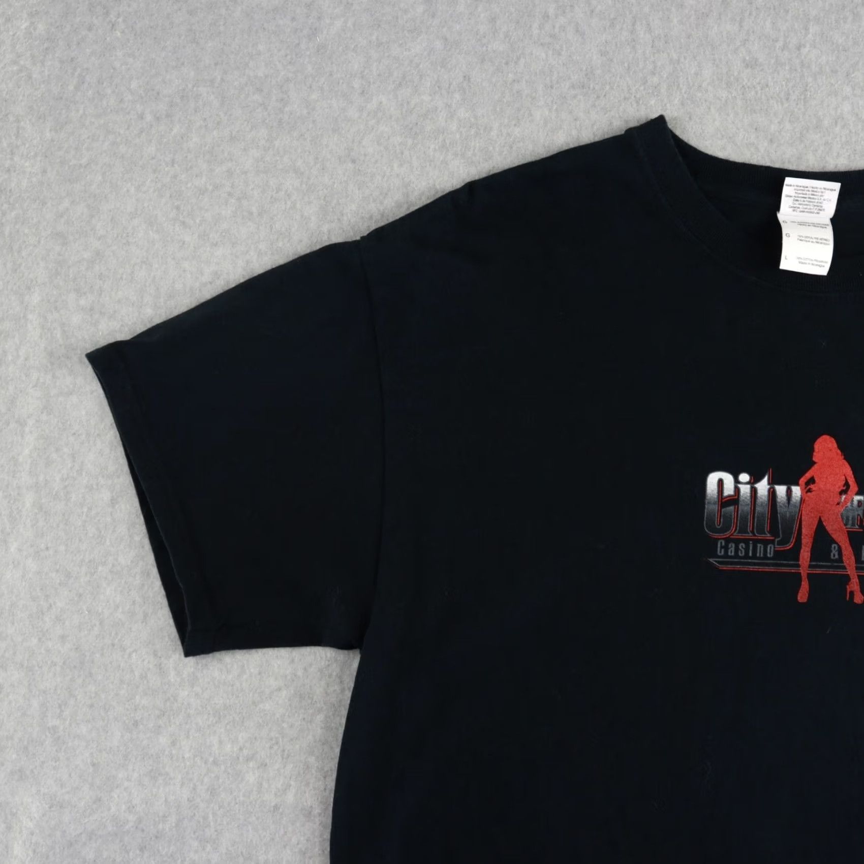 Vintage City of Sin Casino & Lounge Shirt Men Large Black City Brand: Casino T-Shirt Short Sleeve Adult Mens LV Las Vegas Size US L / EU 52-54 / 3 - 7 Thumbnail