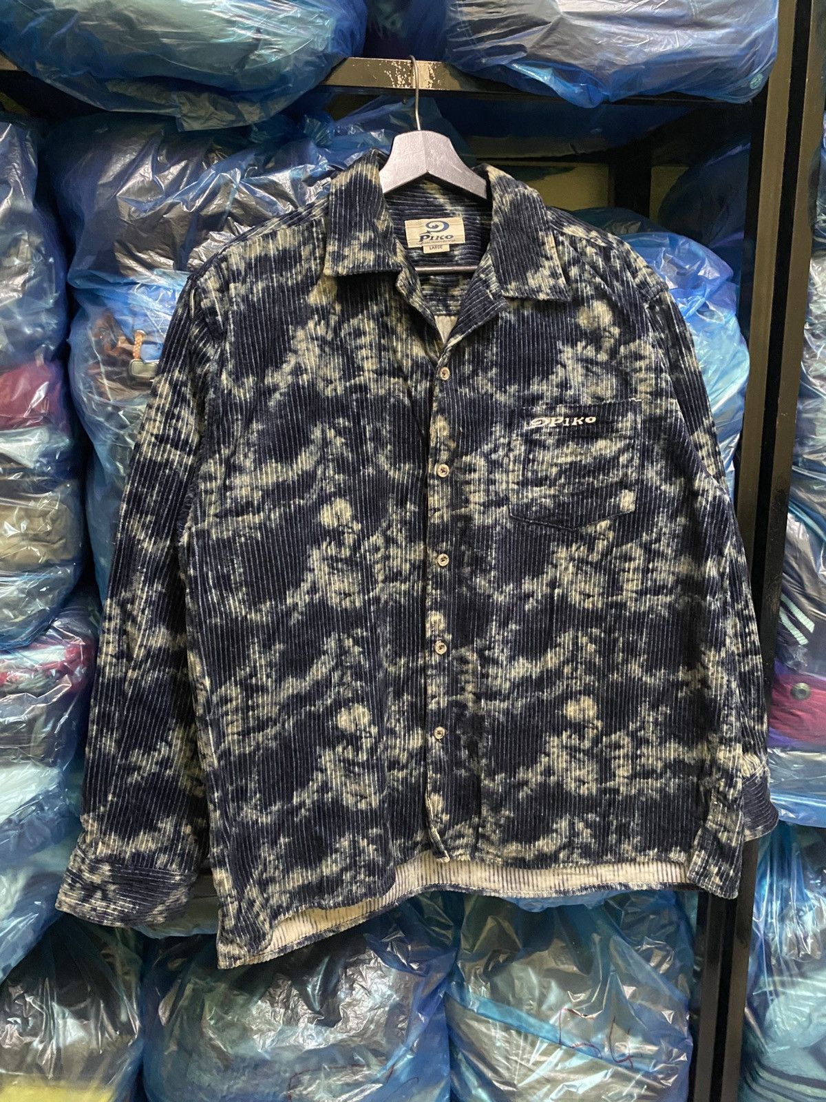 Other VINTAGE PIKO ACID WASH CORDUROY SHIRT Size US L / EU 52-54 / 3 - 3 Thumbnail