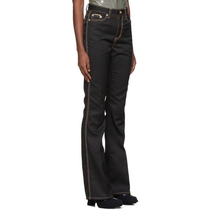 Eytys × Vintage Eytys Black Oregon Cali jeans Flared pants Size 25" / US 0 / IT 36 - 9 Thumbnail