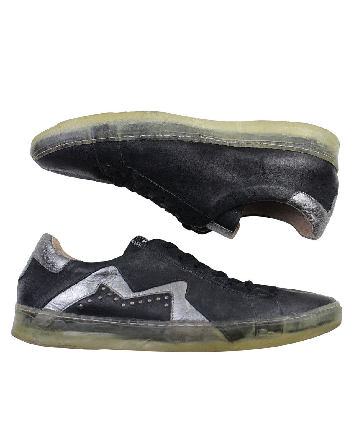 A.S.98 2010S A.S.98 MONTAGNA BLACK LEATHER SNEAKERS Size US 9 / EU 42 - 4 Thumbnail