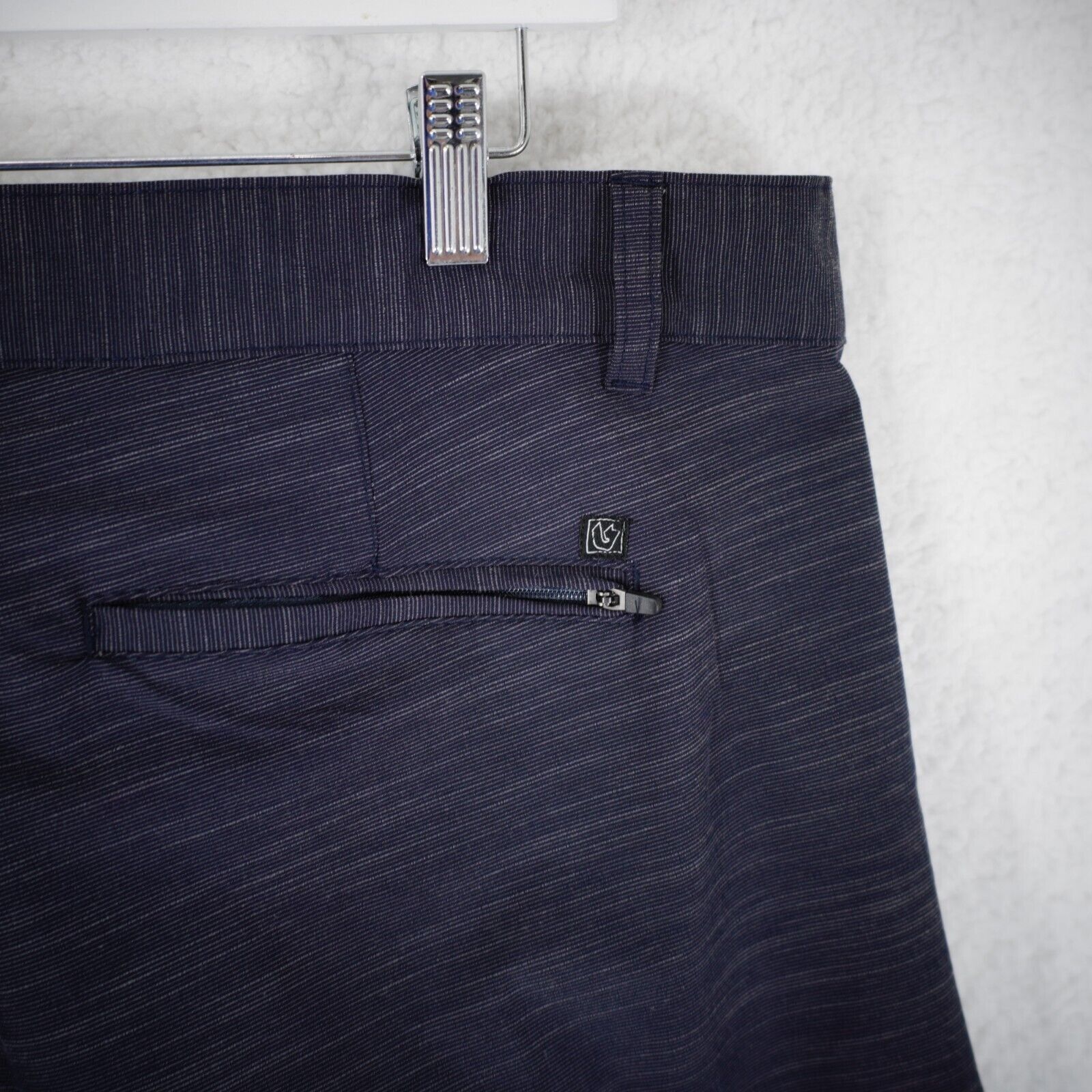 Burnside Burnside High Rise Heather Blue Shorts 39 / 11" Inseam Tagge Size US 38 / EU 54 - 4 Thumbnail