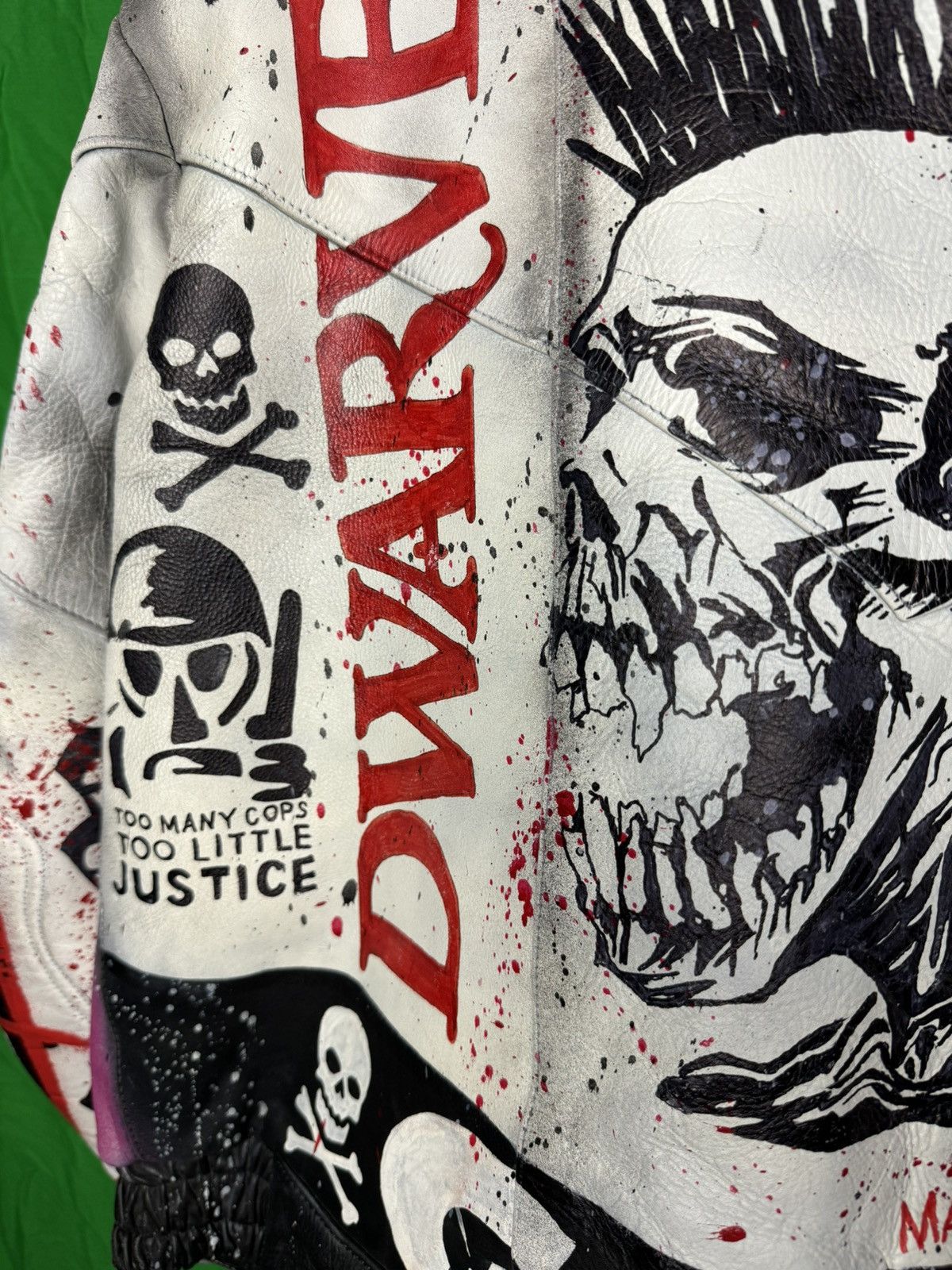 Band Tees × Vintage Vintage 80s Punk Jacket Leather + Kevlar Size US XXL / EU 58 / 5 - 6 Thumbnail