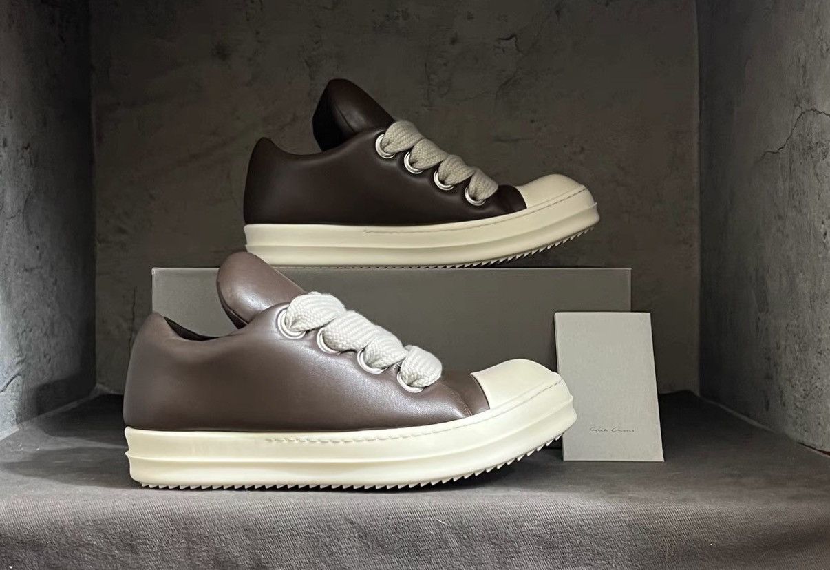 Rick Owens Rick Owens Mainline 23FW Lambskin Low-Top Sneakers Size US 8 / EU 41 - 5 Thumbnail