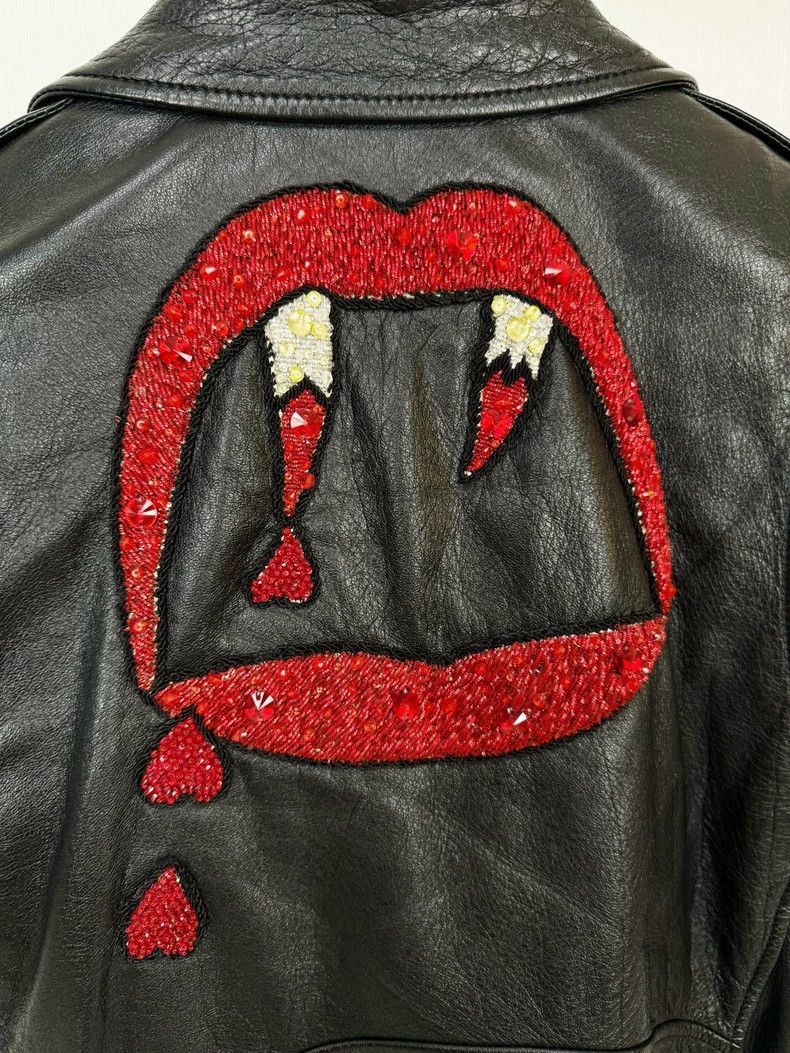 Saint Laurent Paris Saint Laurent Paris Saint Laurent Black Leather Jacket wit Size US S / EU 44-46 / 1 - 2 Thumbnail