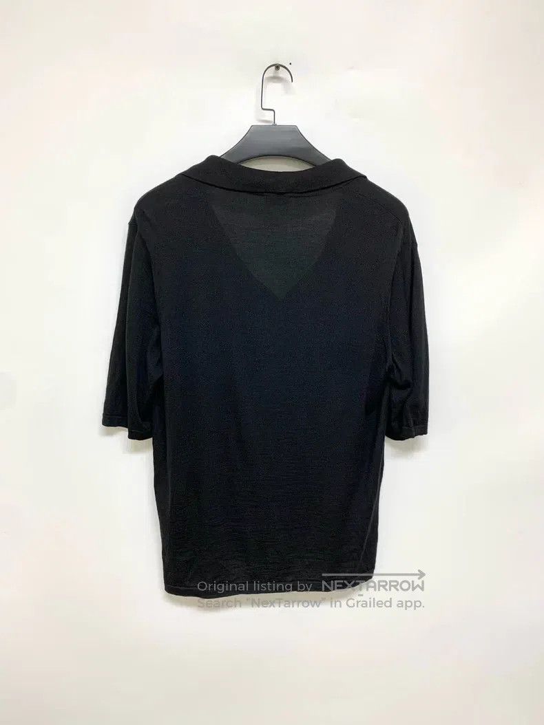 Saint Laurent Paris Saint Laurent Paris Black Polo Neck Knit Sweater Size US L / EU 52-54 / 3 - 2 Thumbnail