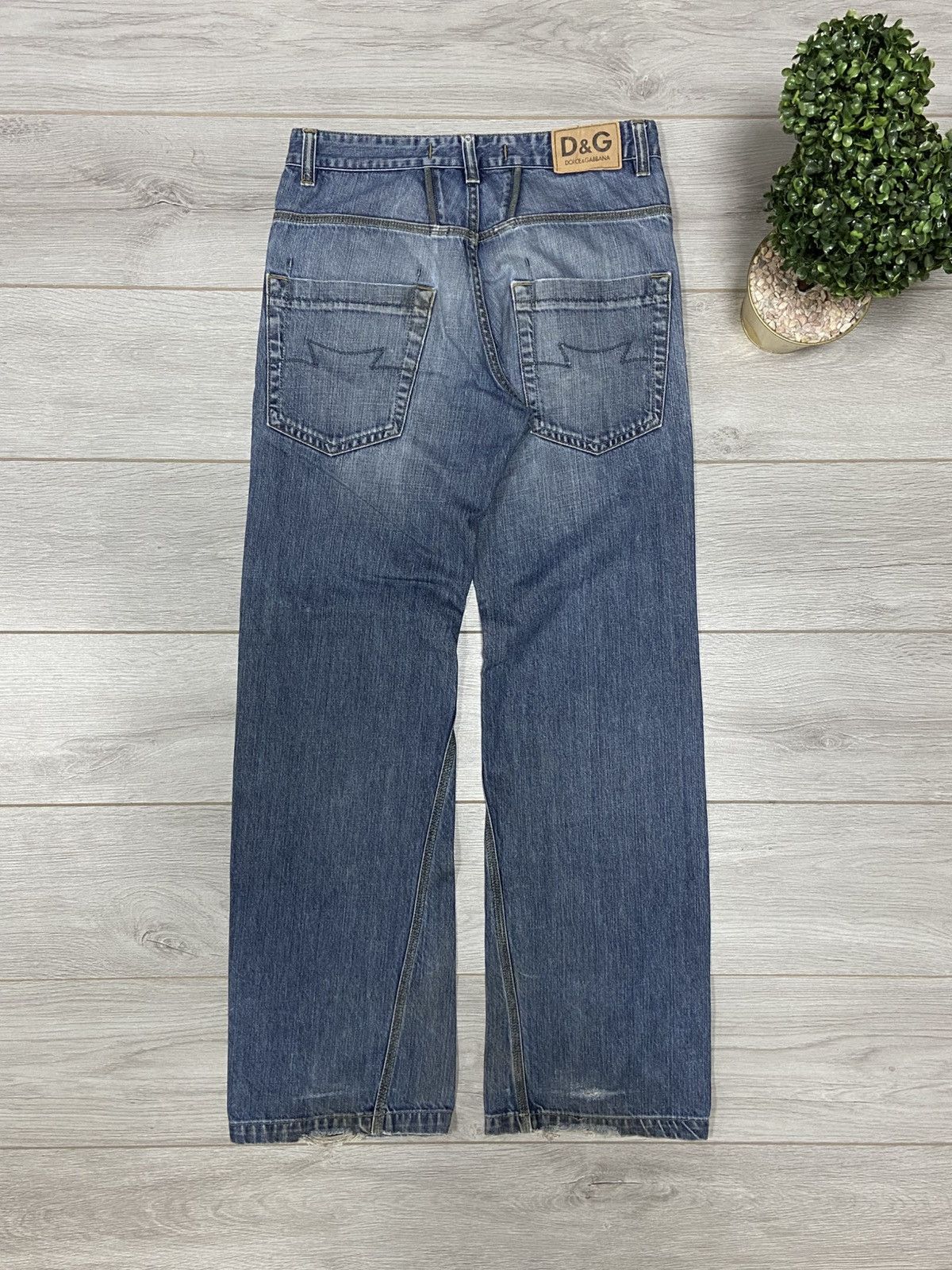 Dolce & Gabbana Dolce Gabbana vintage distressed denim jeans Size US 32 / EU 48 - 1 Thumbnail