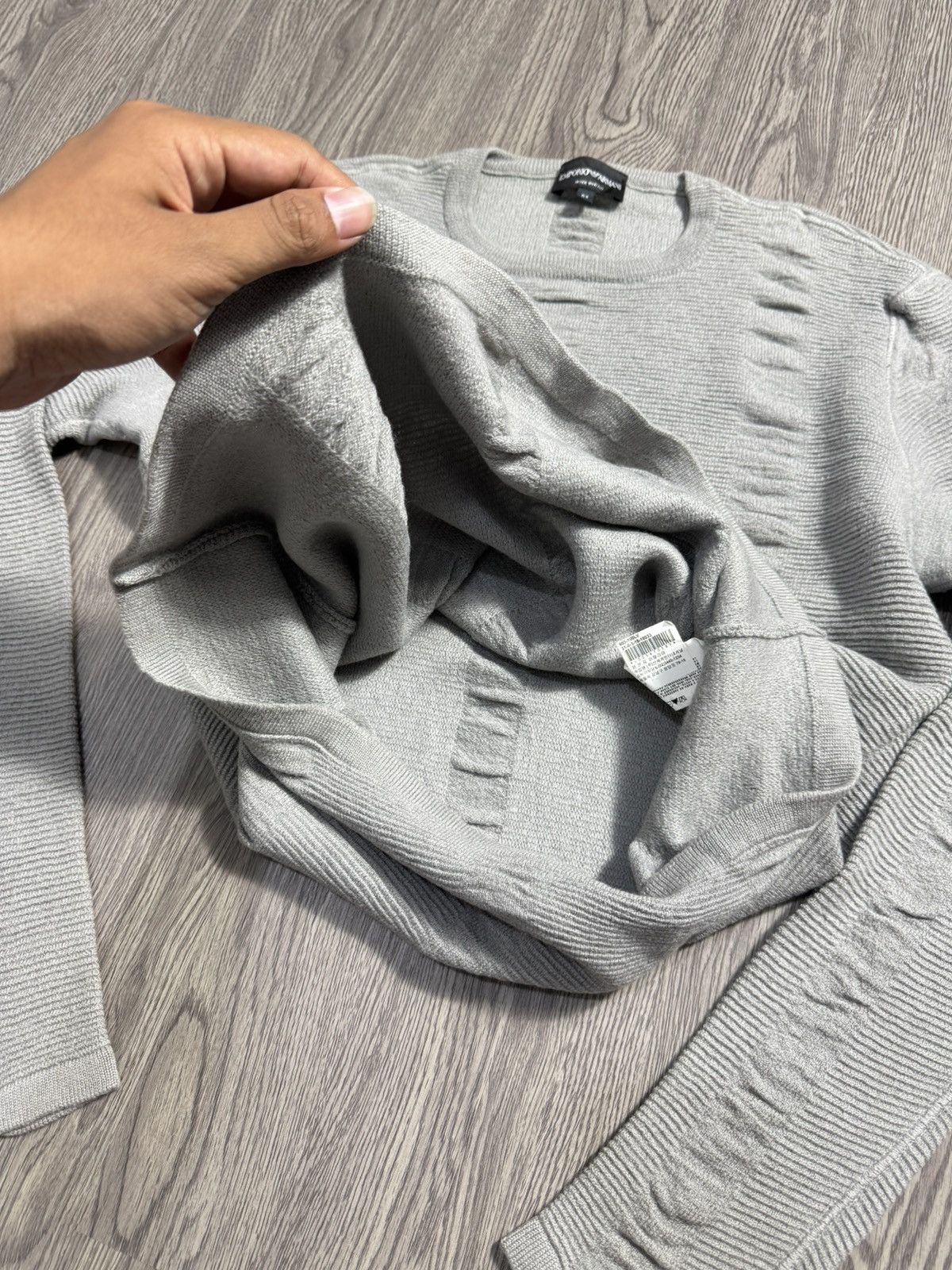 Emporio Armani 2000s Armani Wool Sweater Size US L / EU 52-54 / 3 - 9 Thumbnail