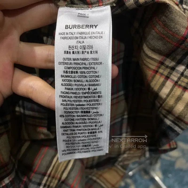 Burberry Burberry Color Block Cotton Shirt for Women. Size S / US 4 / IT 40 - 5 Thumbnail