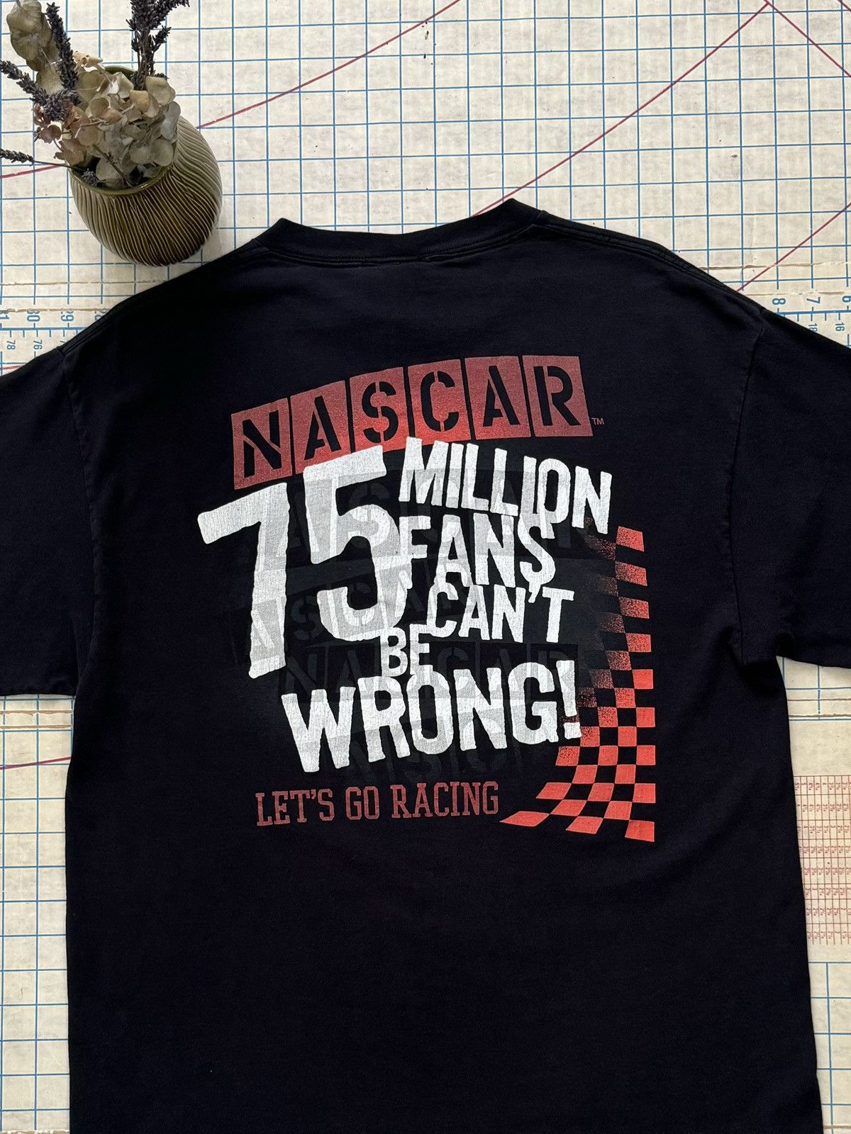 NASCAR × Vintage Vintage NASCAR Las Vegas Black Graphic Tee Size Large Size US L / EU 52-54 / 3 - 3 Thumbnail