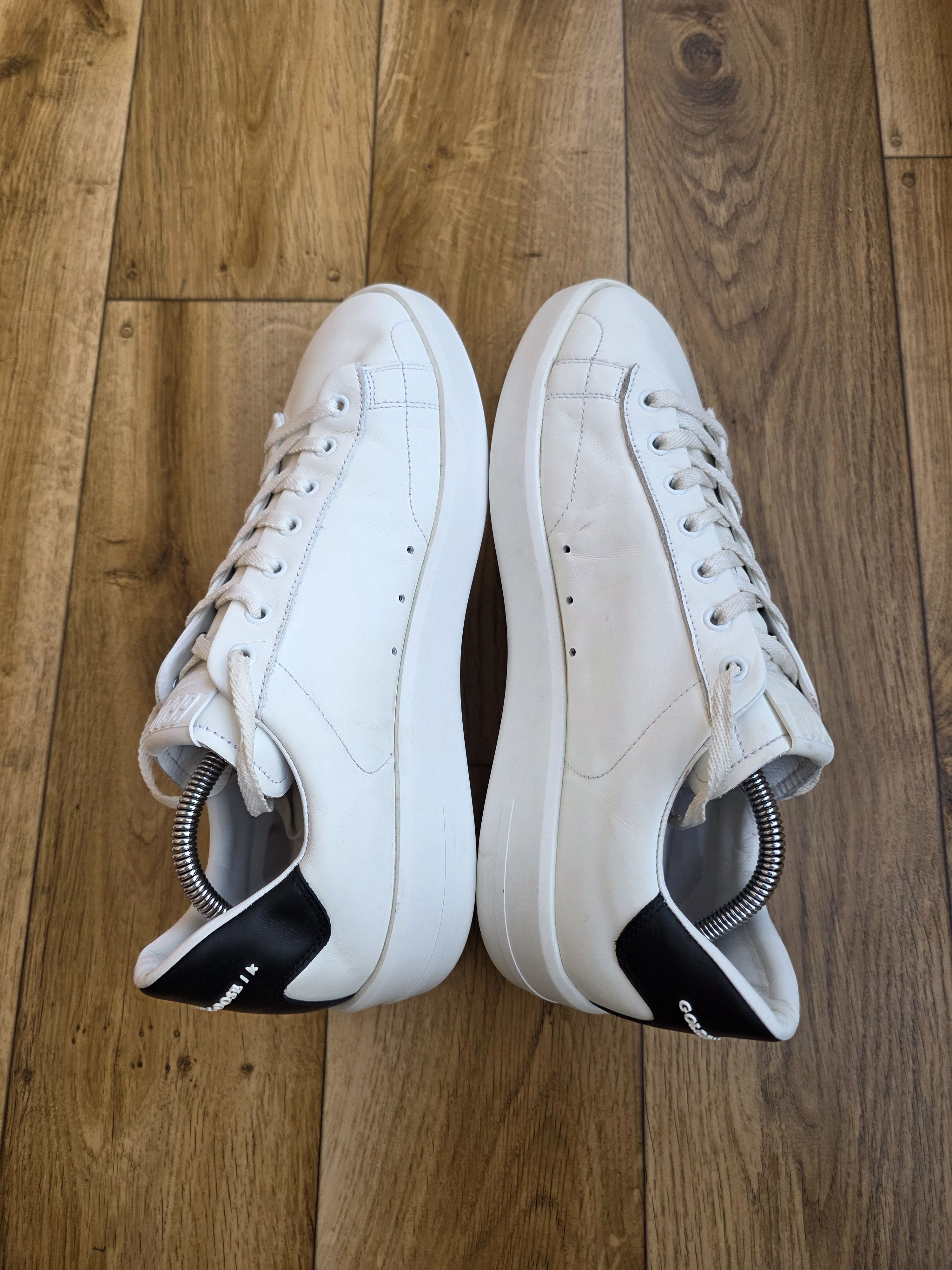 Golden Goose Golden Goose Pure Star Leather Sneakers Size US 12 / EU 45 - 15 Thumbnail