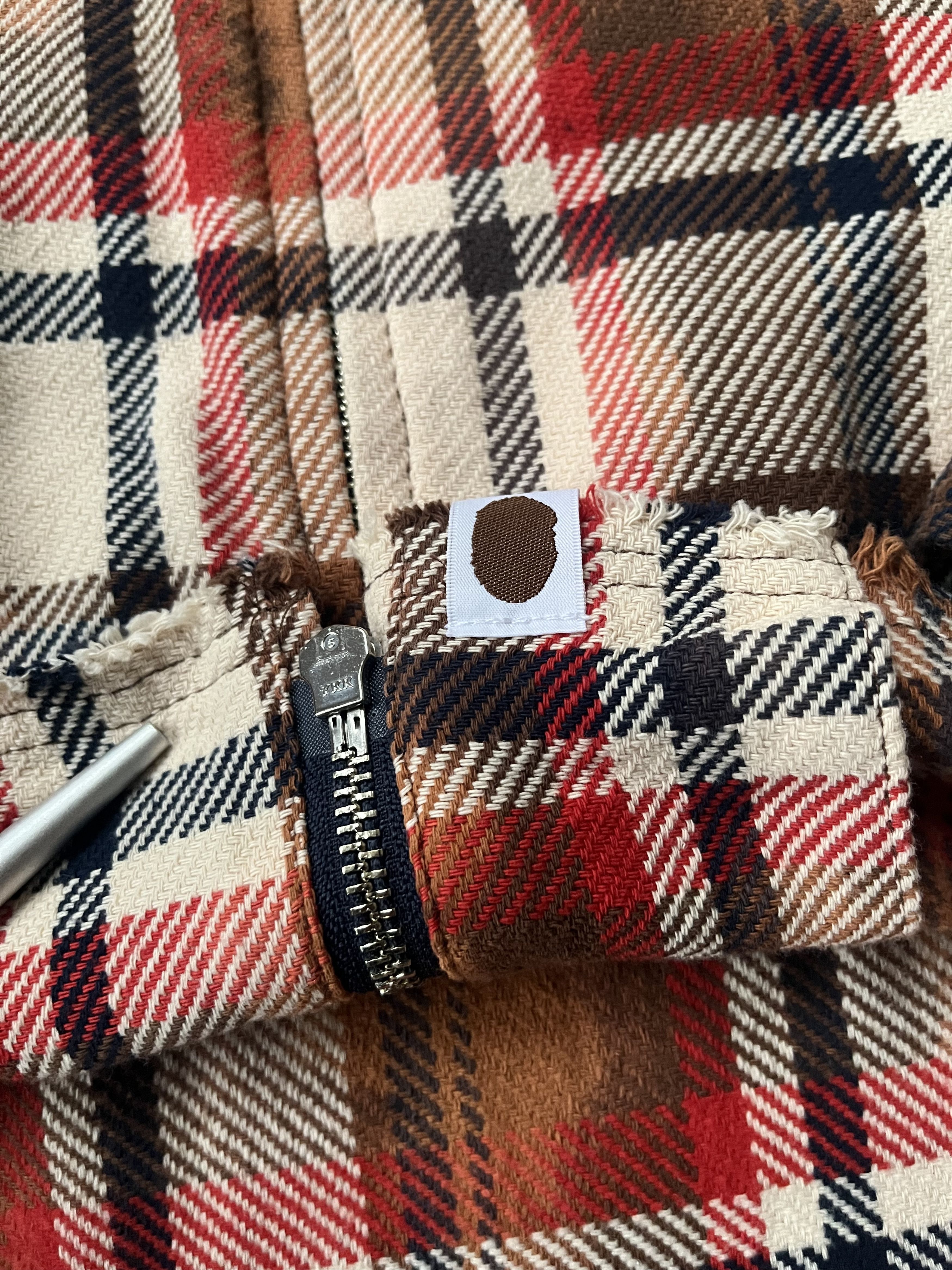 Bape BAPE CHECK FLANNEL ZIP UP SHIRT Size US XL / EU 56 / 4 - 7 Thumbnail