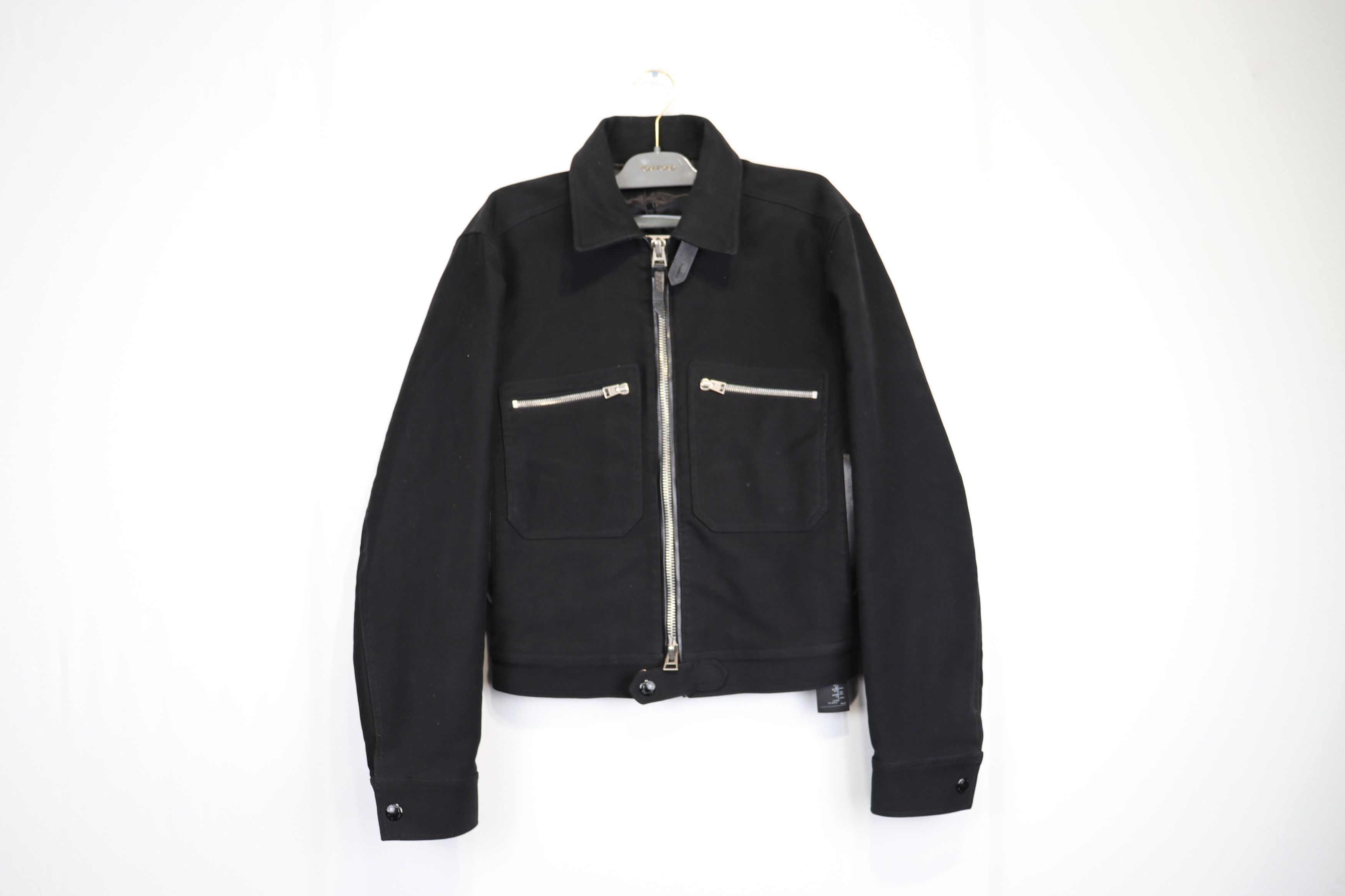 Tom Ford o1rshd1 Blouson Zip Jacket in Black Size US M / EU 48-50 / 2 - 4 Thumbnail