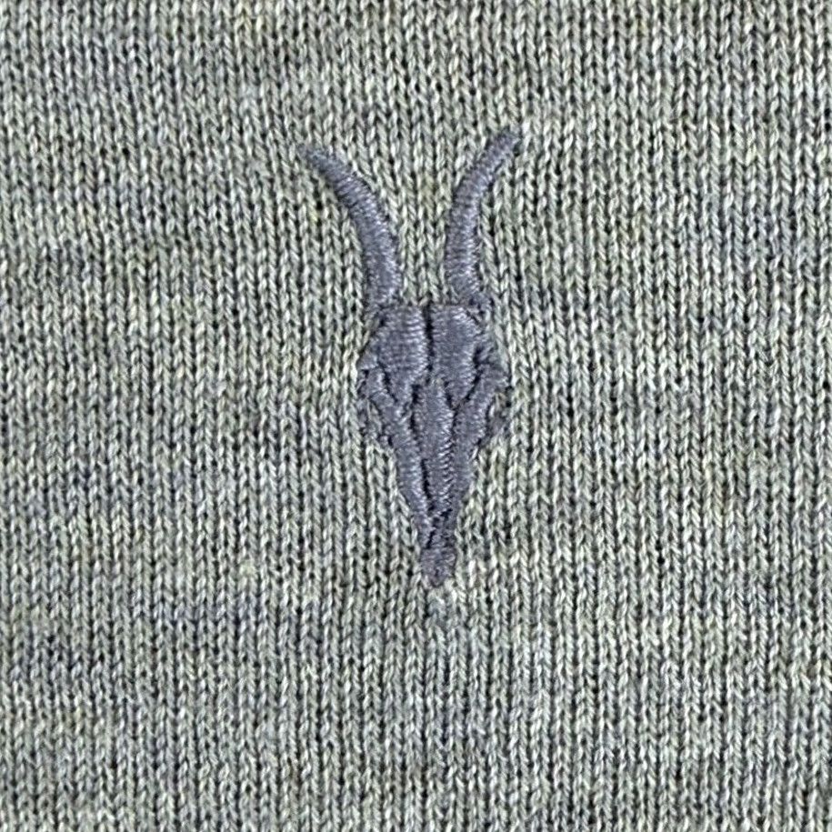 Allsaints VINTAGE AllSaints Nomo Polo Shirt in Herb Green Wool Blend Men 2XL Short Sleeve NWT Size US XXL / EU 58 / 5 - 3 Thumbnail
